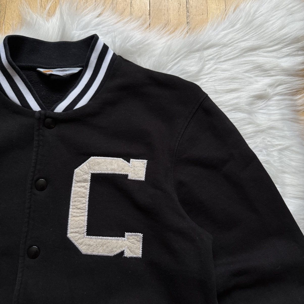 Carhartt 📌 Vintage Carhartt 00s W Cup Big Logo Bomber Jacket Size US M / EU 48-50 / 2 - 7 Thumbnail