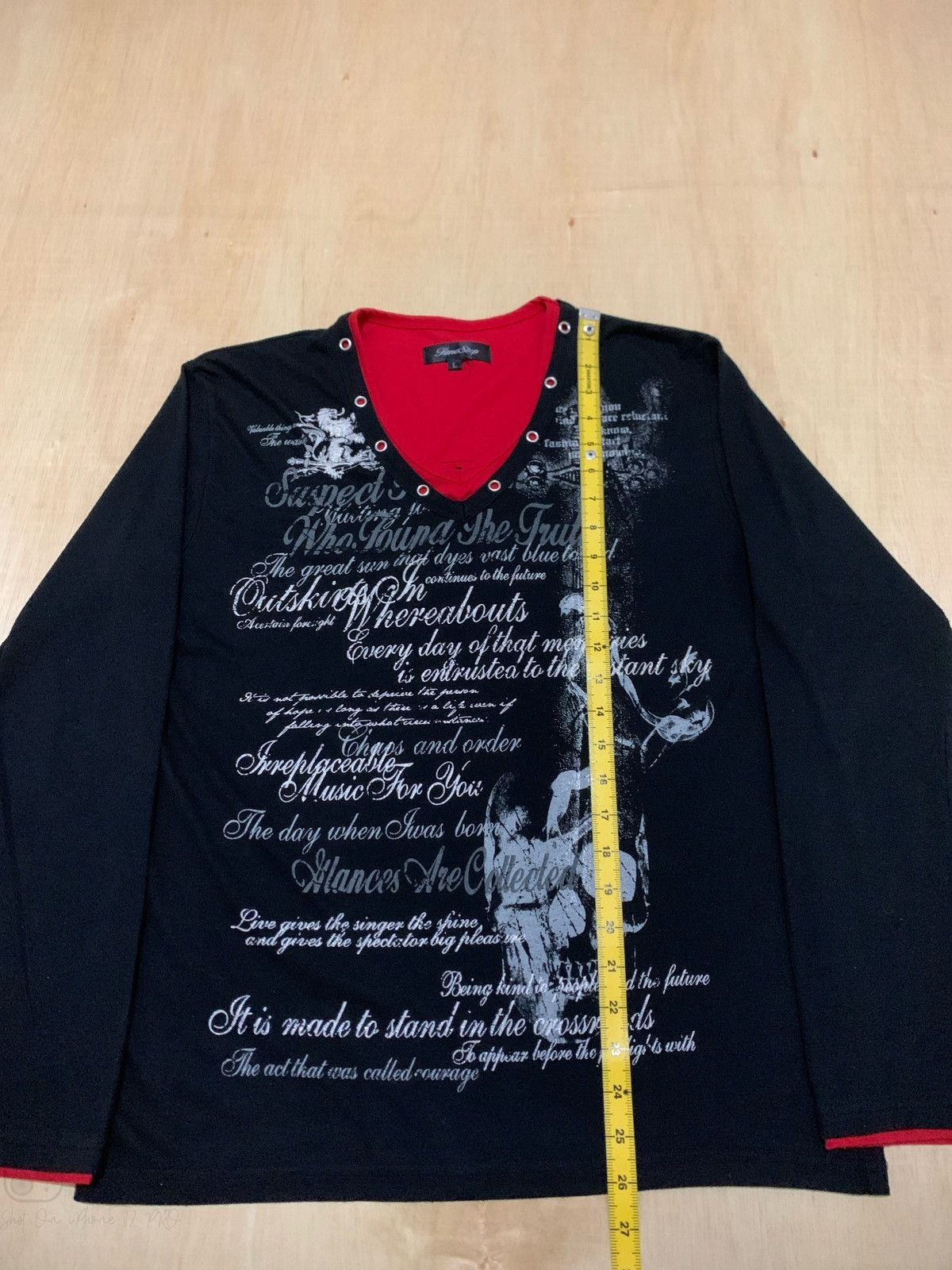 If Six Was Nine × Japanese Brand × Le Grande Bleu (L.G.B.) Y2k Gime step Poem Ifsixwasnine Punk Style Longslevee Size US L / EU 52-54 / 3 - 8 Thumbnail