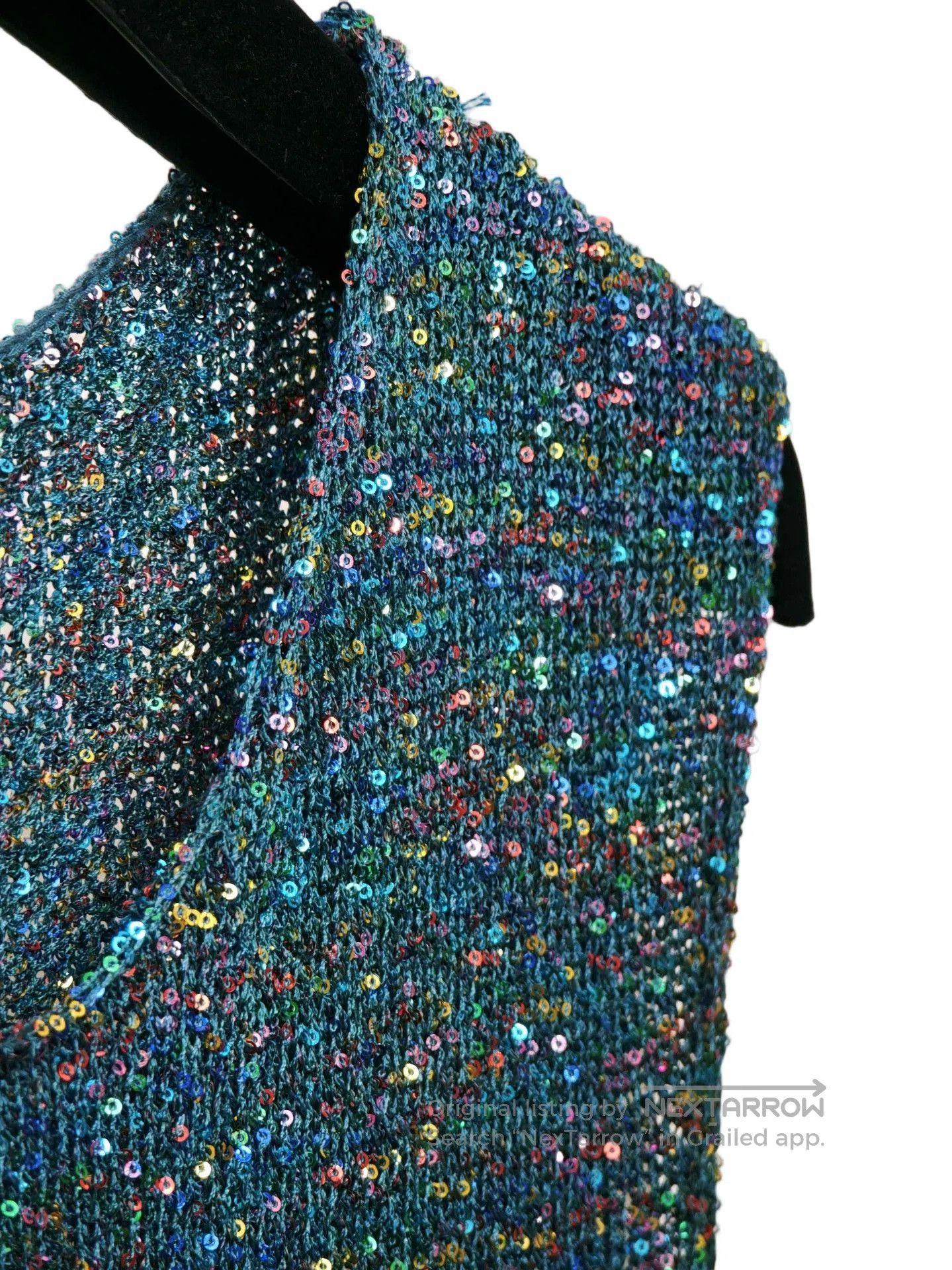 Loewe LOEWE Sequin Asymmetric Sleeveless Top. Size US S / EU 44-46 / 1 - 5 Thumbnail