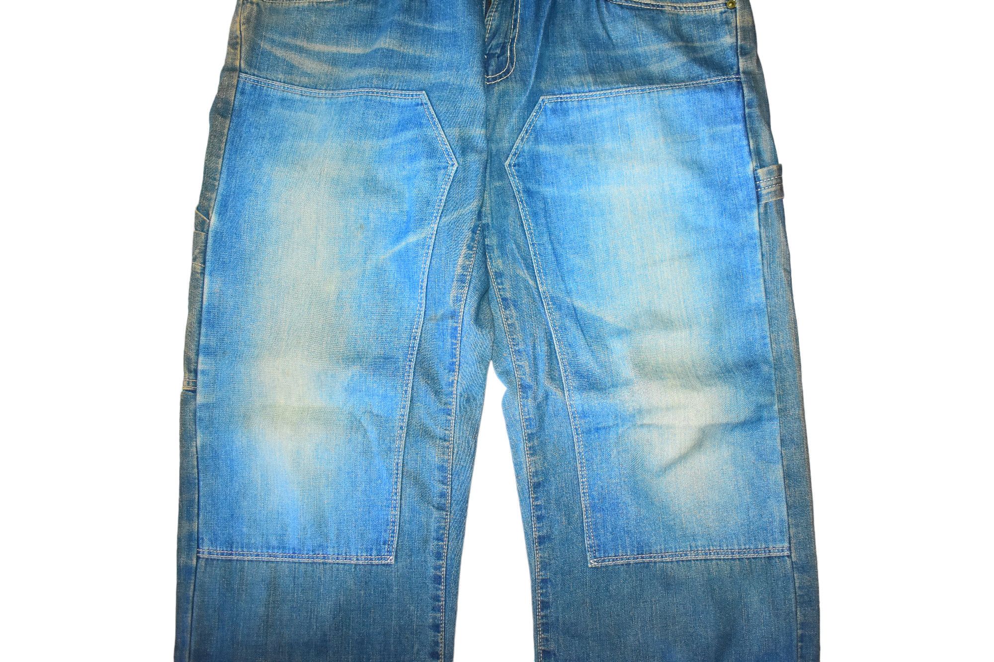 Blue Blue Japan × If Six Was Nine × Japanese Brand Vintage Blue Blue Japan Double Knee Jeans Size US 32 / EU 48 - 2 Thumbnail