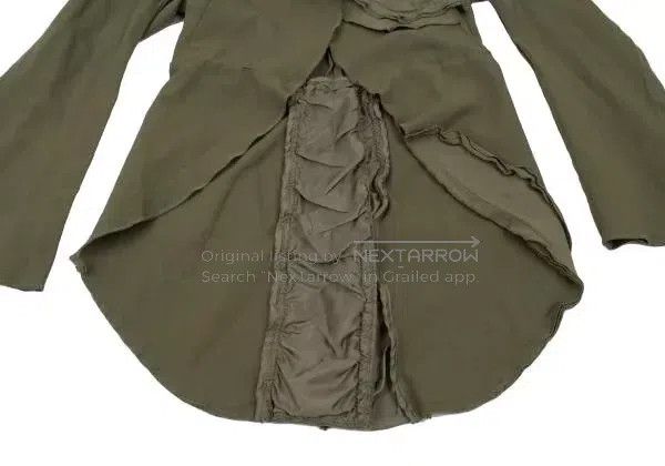 Comme des Garcons Comme des Garcons Olive green vintage design swallowtail t Size S / US 4 / IT 40 - 8 Thumbnail
