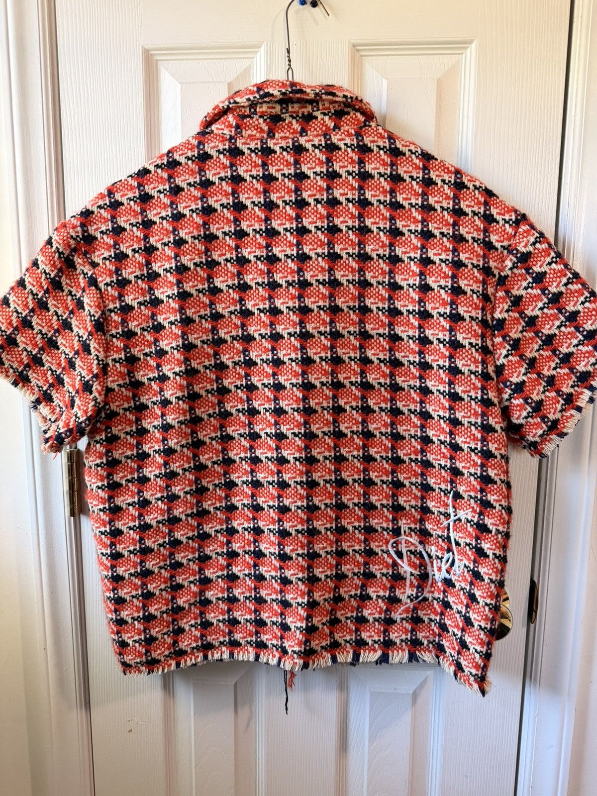 Diet Starts Monday Diet Starts Monday Knitted Tweed Shirt Short Sleeve Size US S / EU 44-46 / 1 - 2 Thumbnail