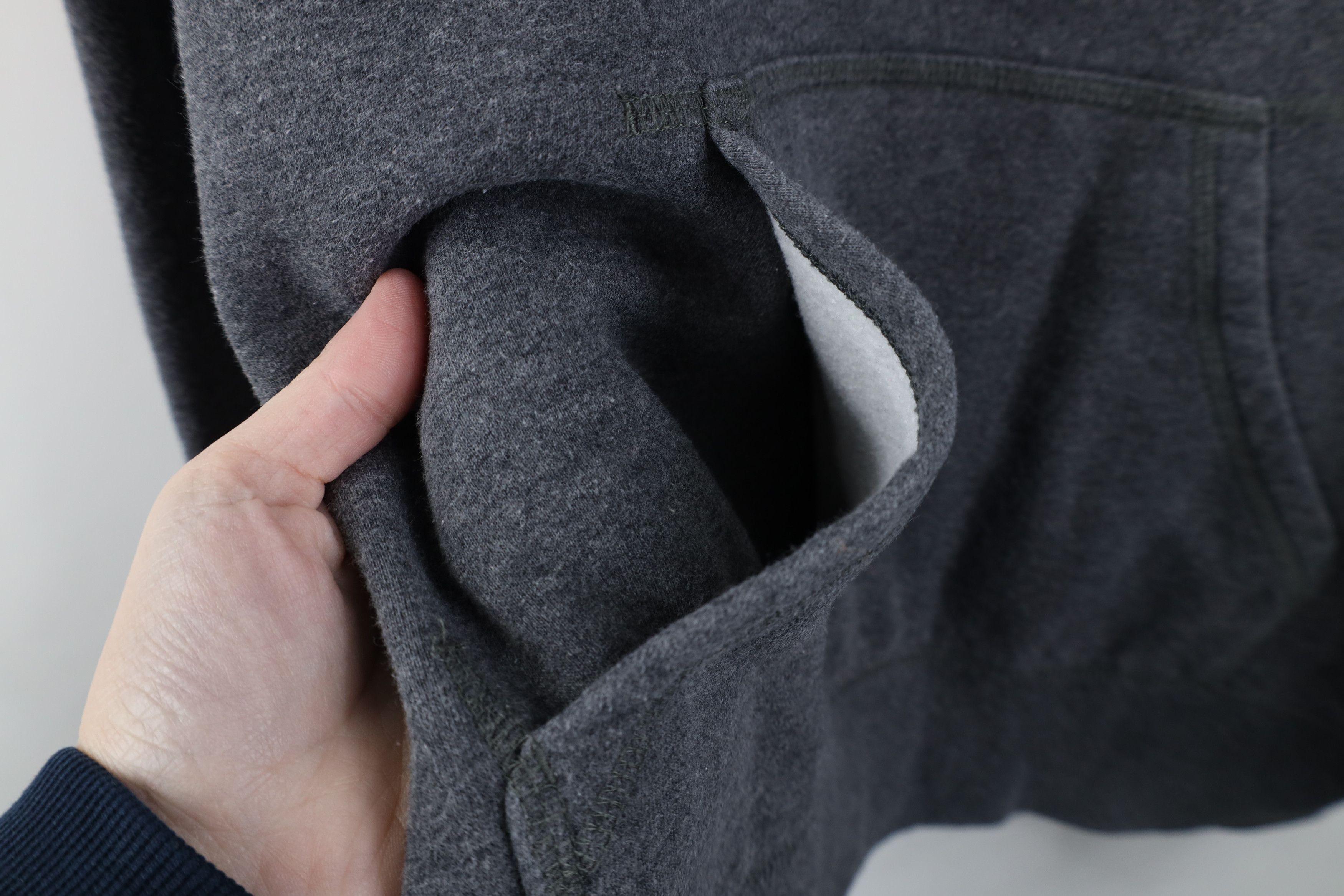 Nike Vintage Y2K Nike Scott Mini Swoosh Hoodie Heather Gray Size US L / EU 52-54 / 3 - 6 Thumbnail