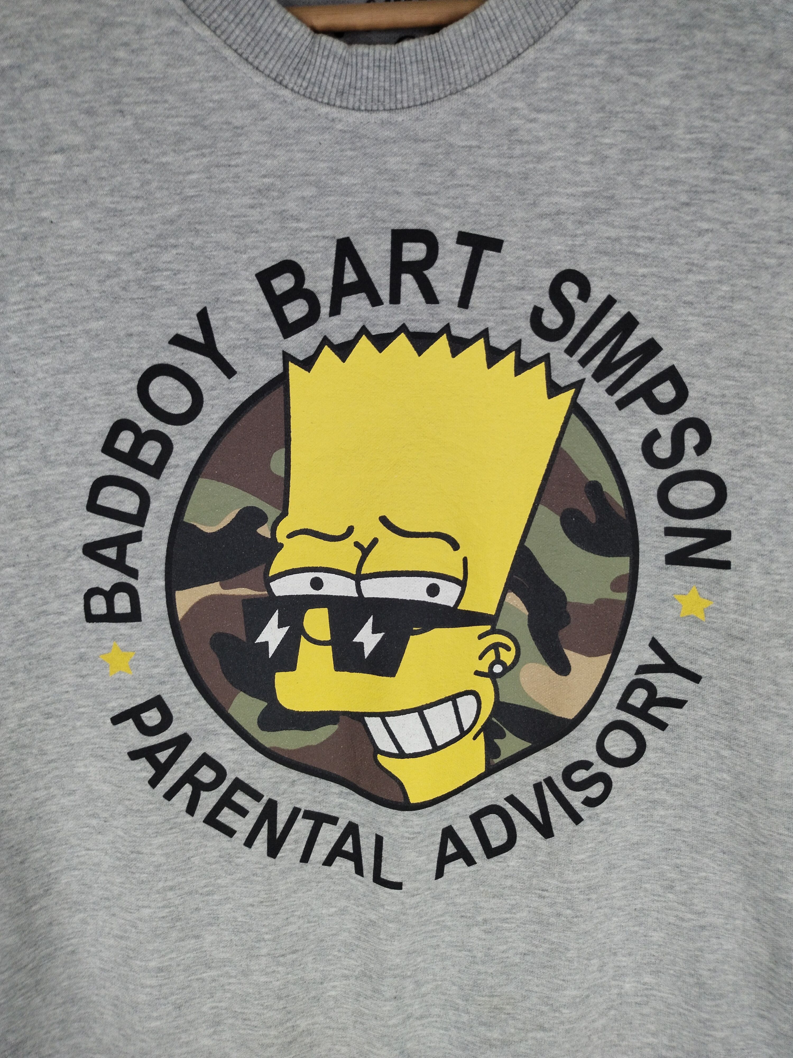 The Simpsons × Vintage Vintage Badboy Bart Simpson Sweatshirt Size US M / EU 48-50 / 2 - 4 Thumbnail