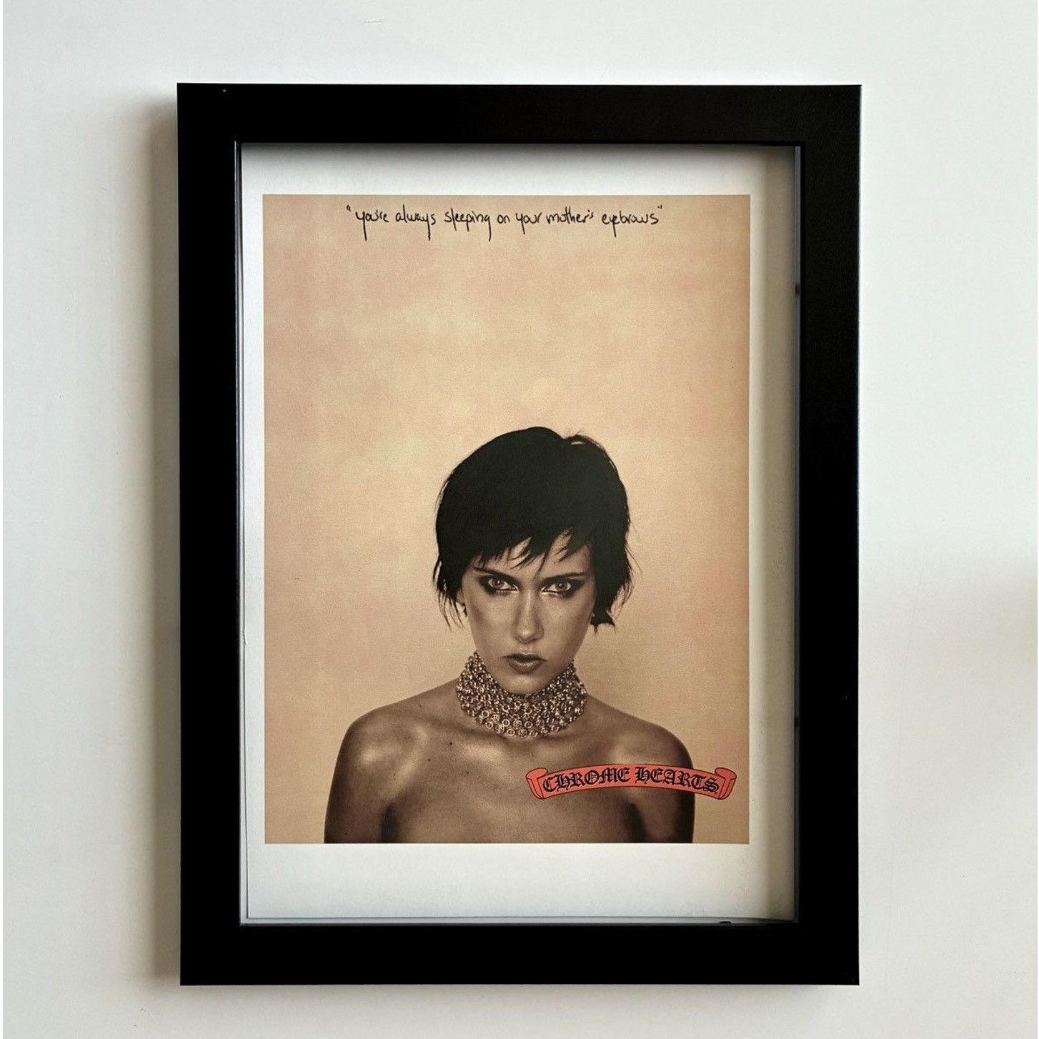Chrome Hearts × Japanese Brand × Vintage Chrome Hearts rare vintage photo Framed poster 8x11 Size ONE SIZE - 1 Thumbnail