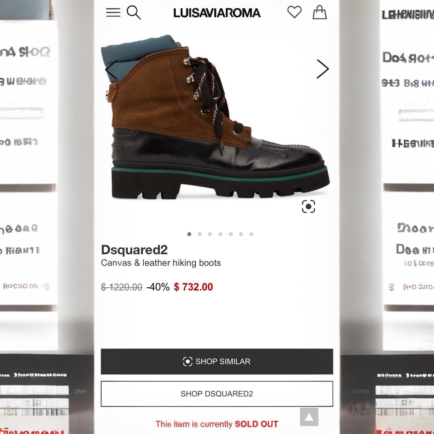 Dsquared2 Rubber and Leather Hiking Duck Boots Black 44 11US $1220 Size US 11 / EU 44 - 9 Thumbnail