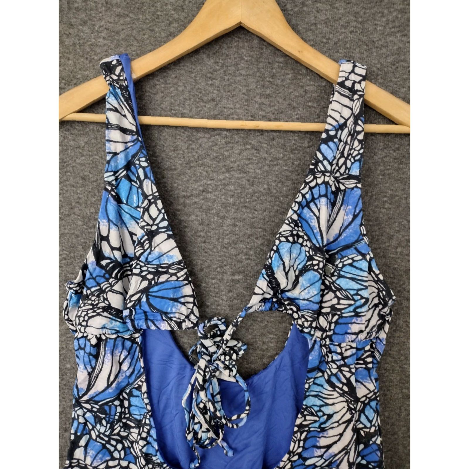 Triangl Toluca Swim One Piece Multicolor XXL Triangle Waist Wrap Open Tummy—Sexy, Nylon Spandex, Plus Size, Beach Theme, Women’s Swimsuit, Toluca, 2XL, VV Size ONE SIZE - 3 Thumbnail