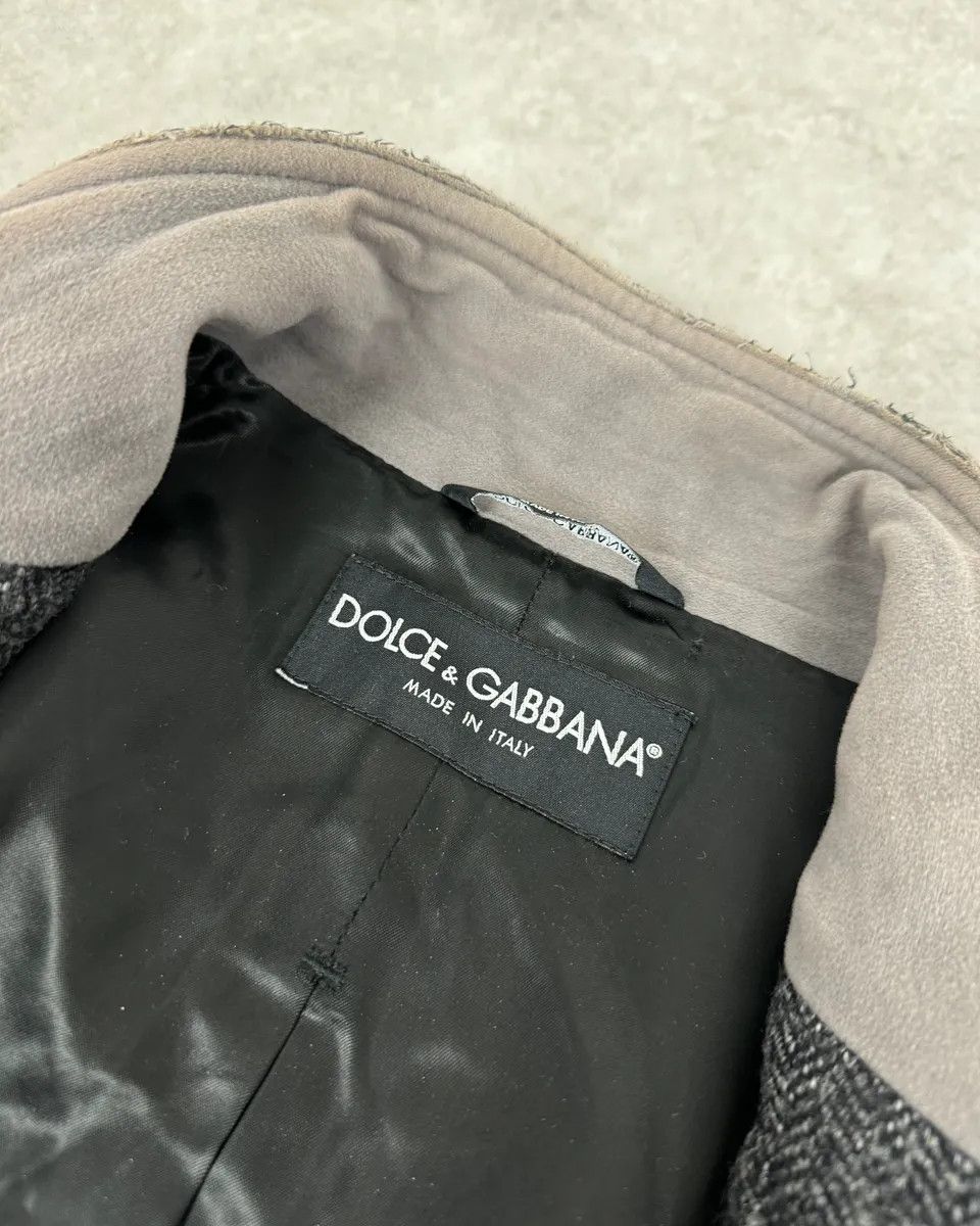 Dolce & Gabbana AW2008 Dolce & Gabbana Grey Wool Buttoned Coat Size US M / EU 48-50 / 2 - 9 Thumbnail