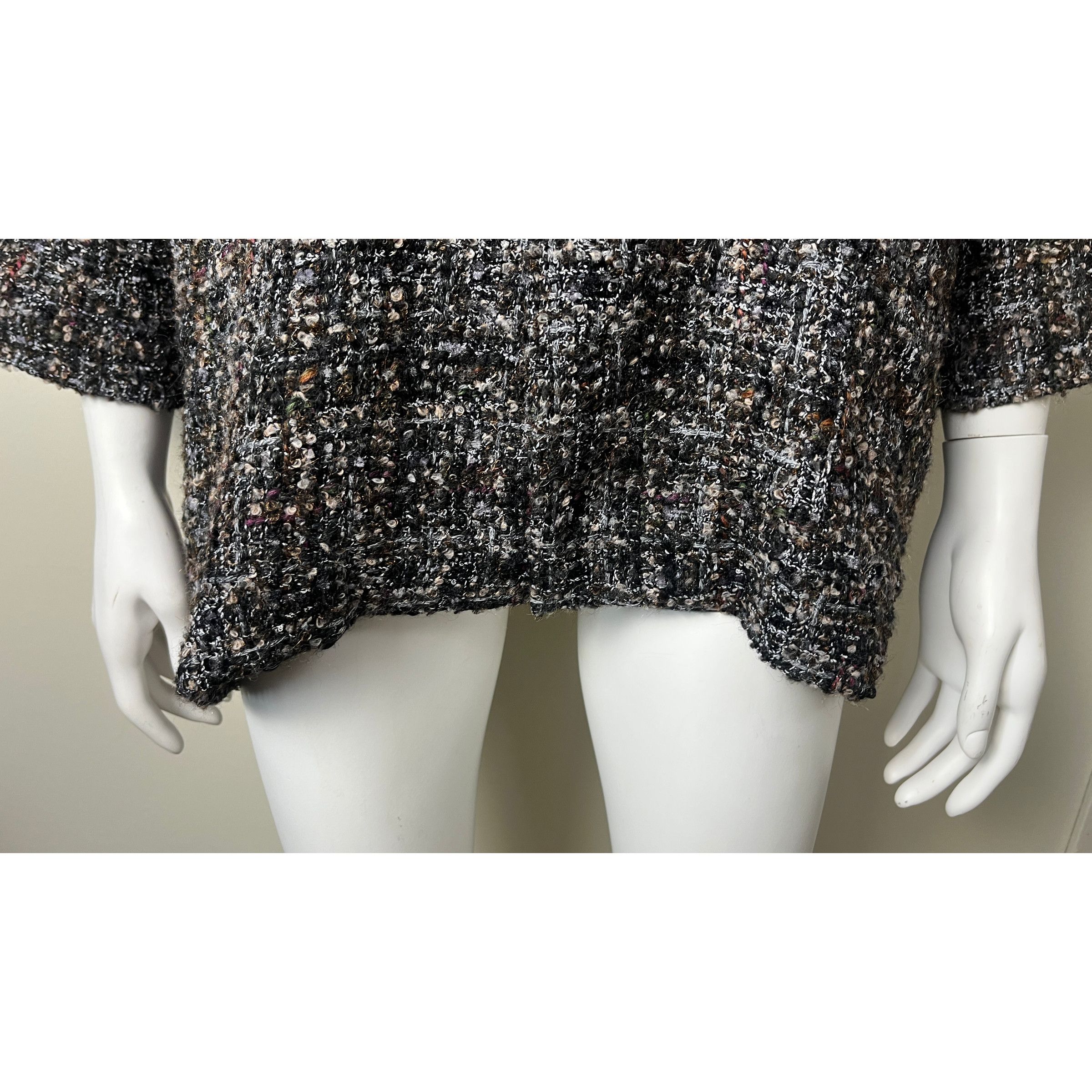eskandar Eskandar O/S LUX Oversized Rich Tweed Boucle Coat Jacket 0 Size S / US 4 / IT 40 - 7 Thumbnail