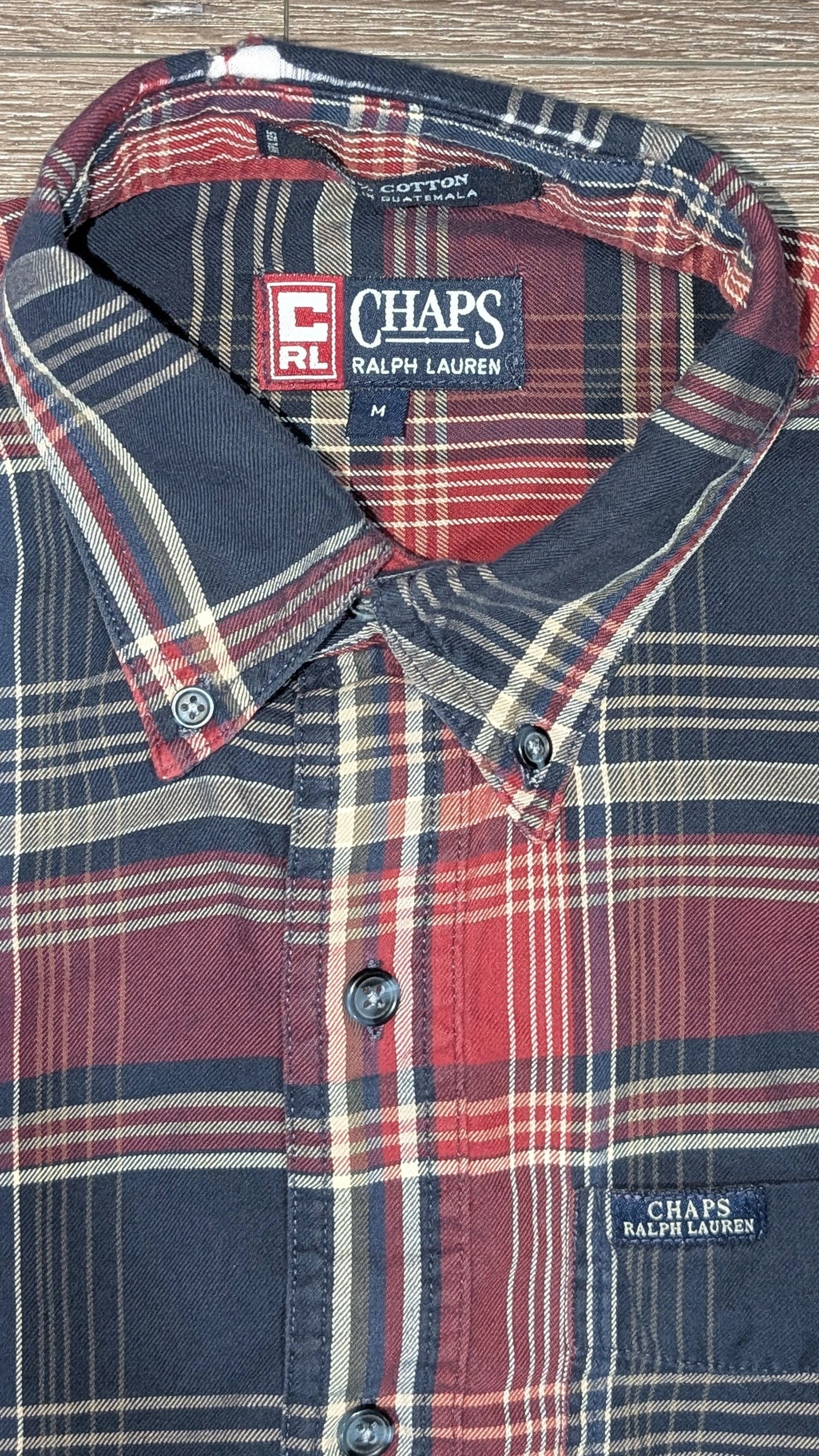 Chaps Ralph Lauren Vintage Chaps Ralph Lauren plaid oxford shirt Size US M / EU 48-50 / 2 - 3 Thumbnail