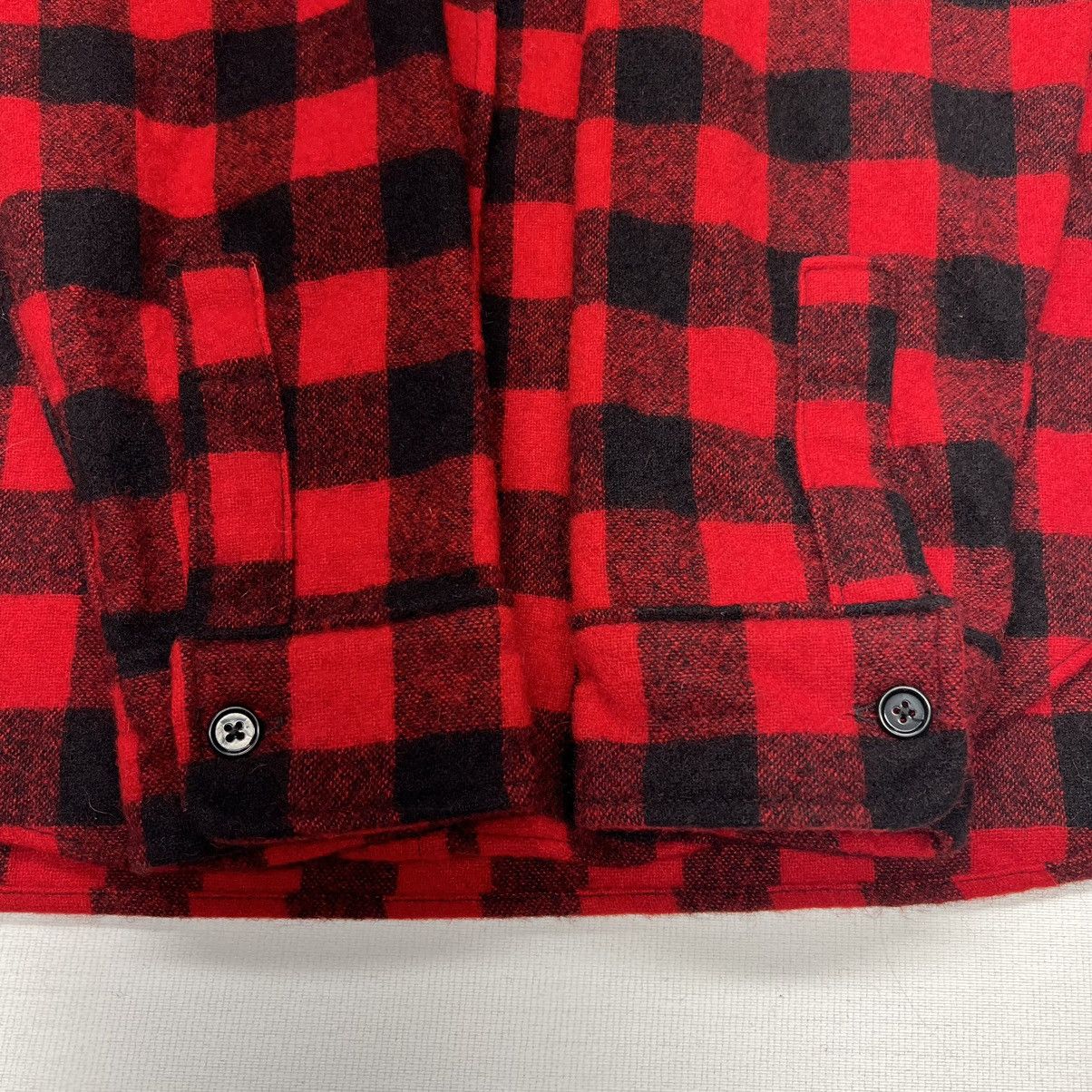 Vintage × Woolrich Woolen Mills Woolrich Flannel Shirt Red Plaid Buffalo Button Up Wool Size US L / EU 52-54 / 3 - 9 Thumbnail