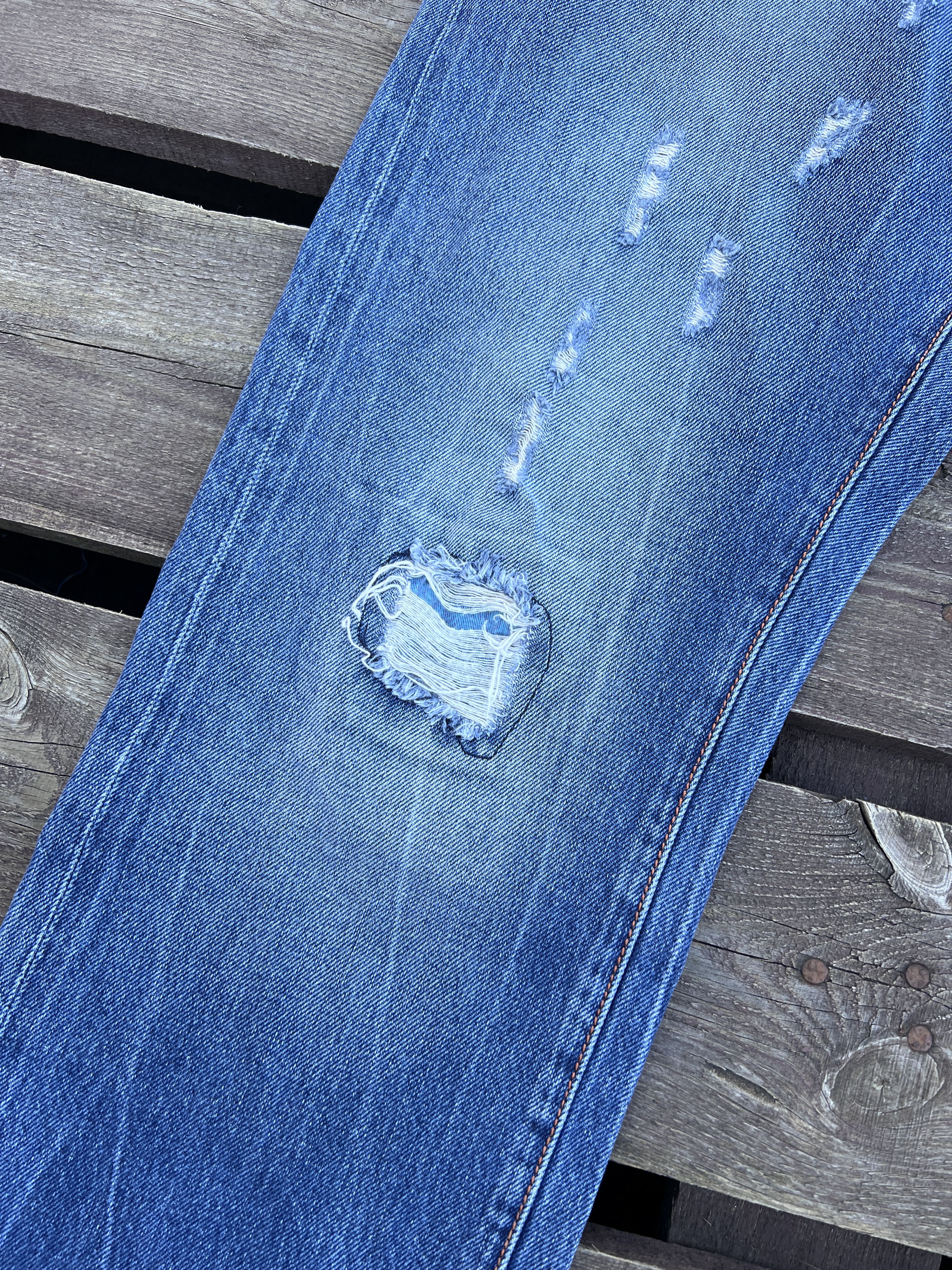 Vintage Vintage Y2K 883 Police Avant Garde Distressed Denim Jeans Size US 34 / EU 50 - 15 Thumbnail