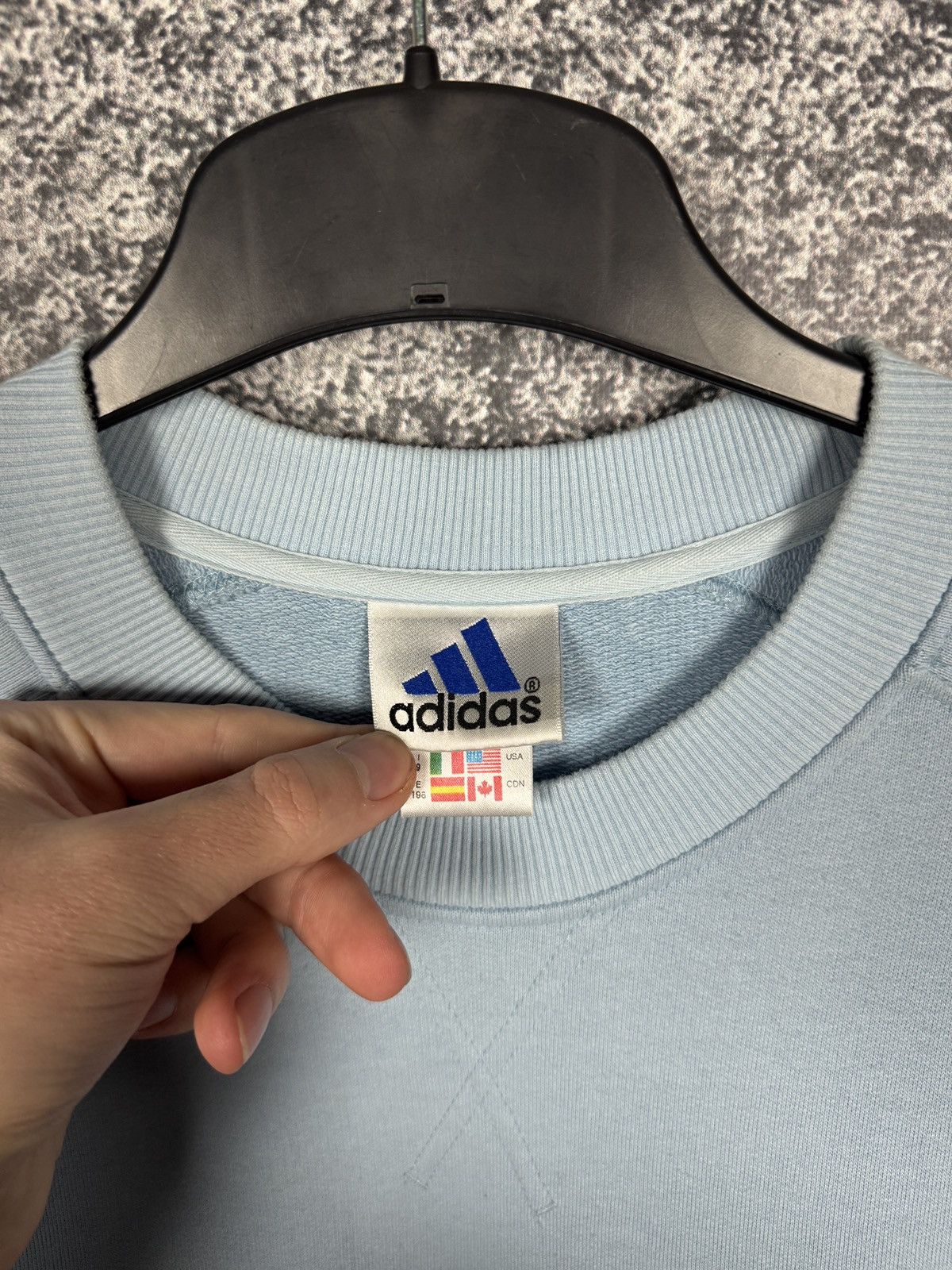 Adidas Adidas Crewneck Sweatshirt Vintage 90s Big Logo Retro Y2K XL Size US XL / EU 56 / 4 - 6 Thumbnail