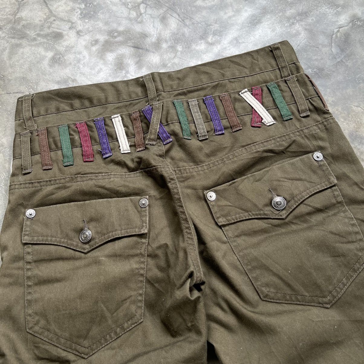 Hysteric Glamour 2000’s Nylaus Vkei Style Double Waist Short Pants Army Size US 32 / EU 48 - 4 Thumbnail