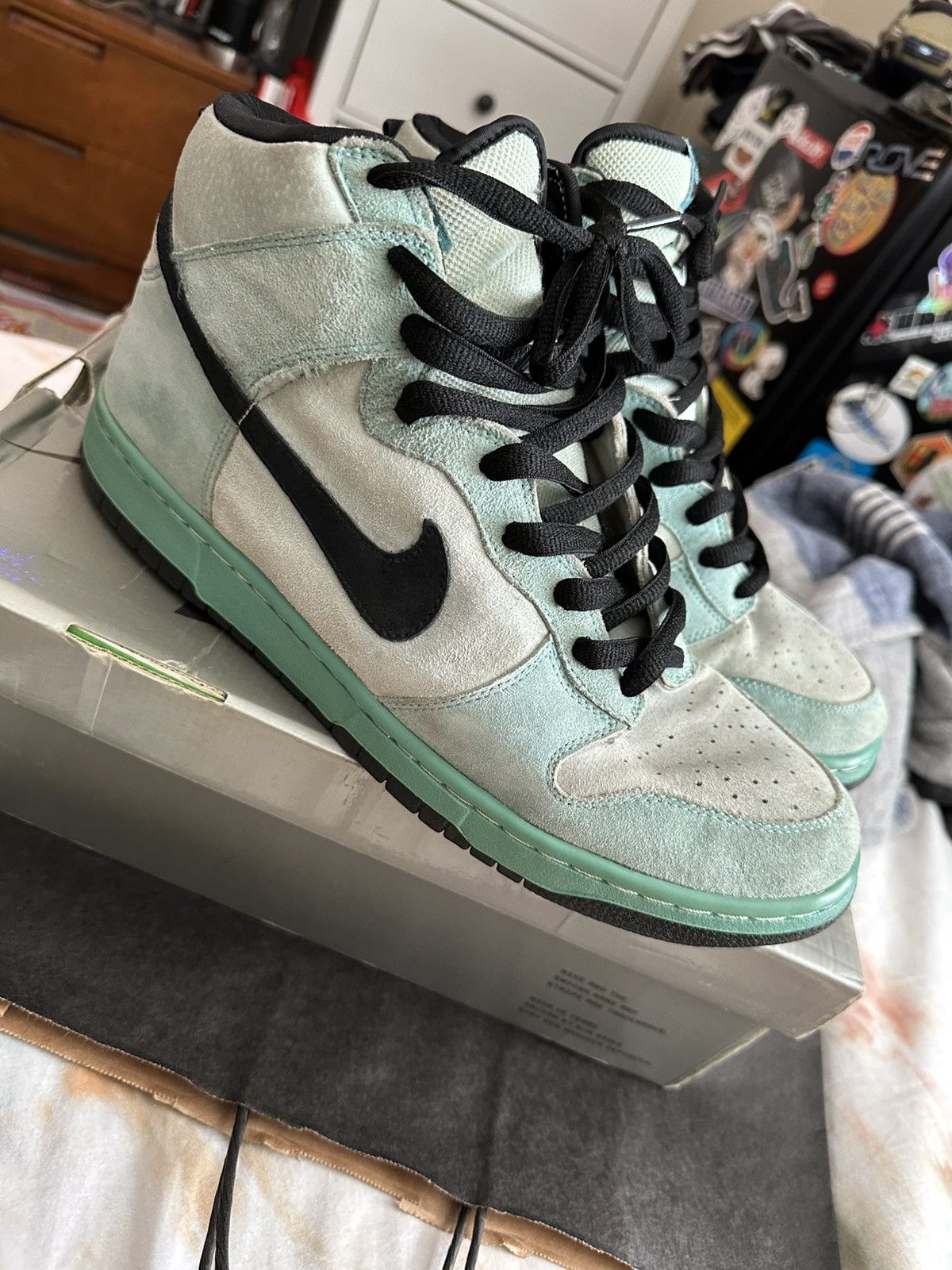 Nike × Nike SB Nike Dunk SB sea crystal high 04’ Size US 12.5 / EU 45-46 - 5 Thumbnail