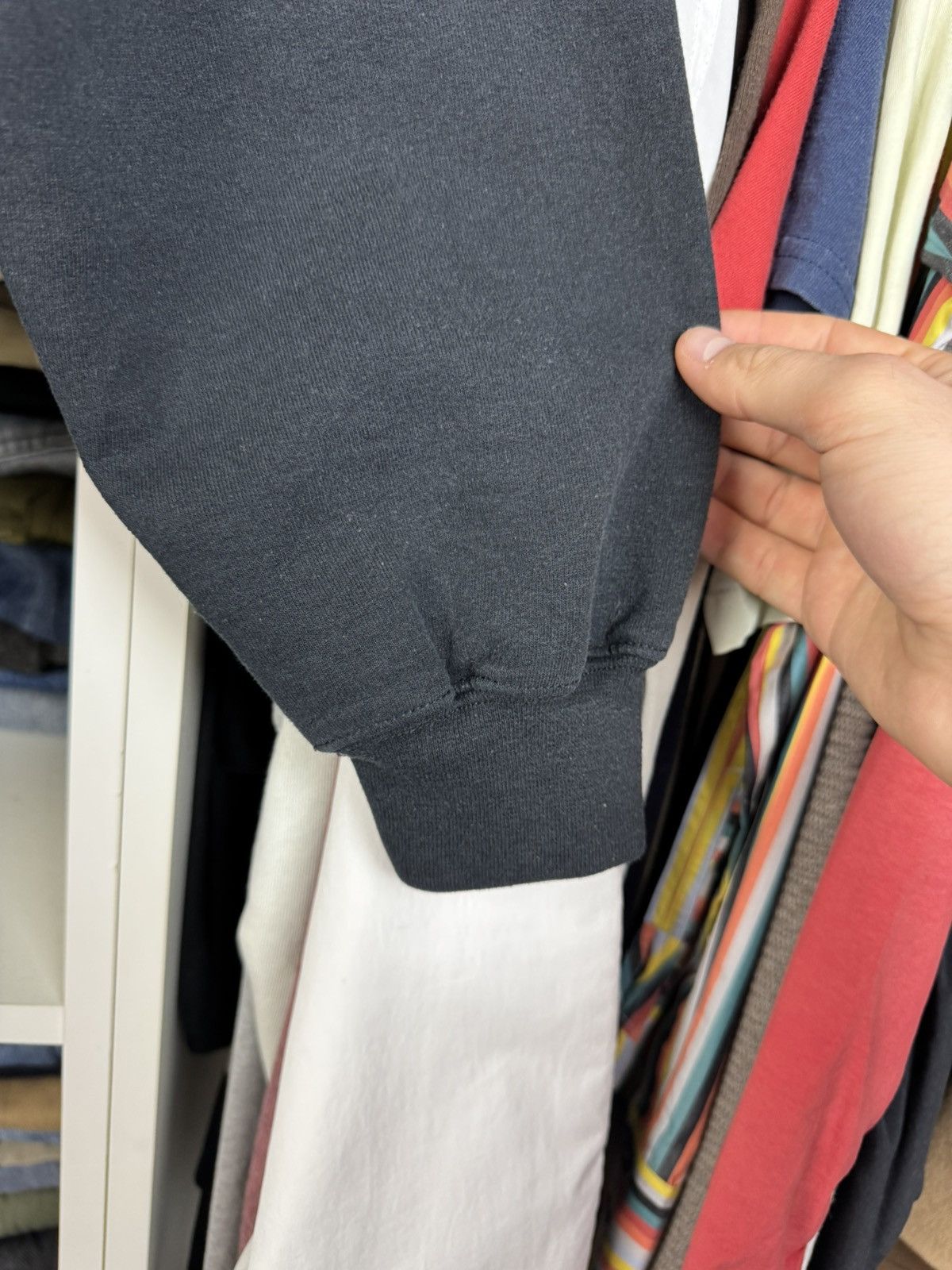 Nike Vintage Nike Reworked Two Tone Sweatshirt White Tag USA Size US L / EU 52-54 / 3 - 24 Thumbnail