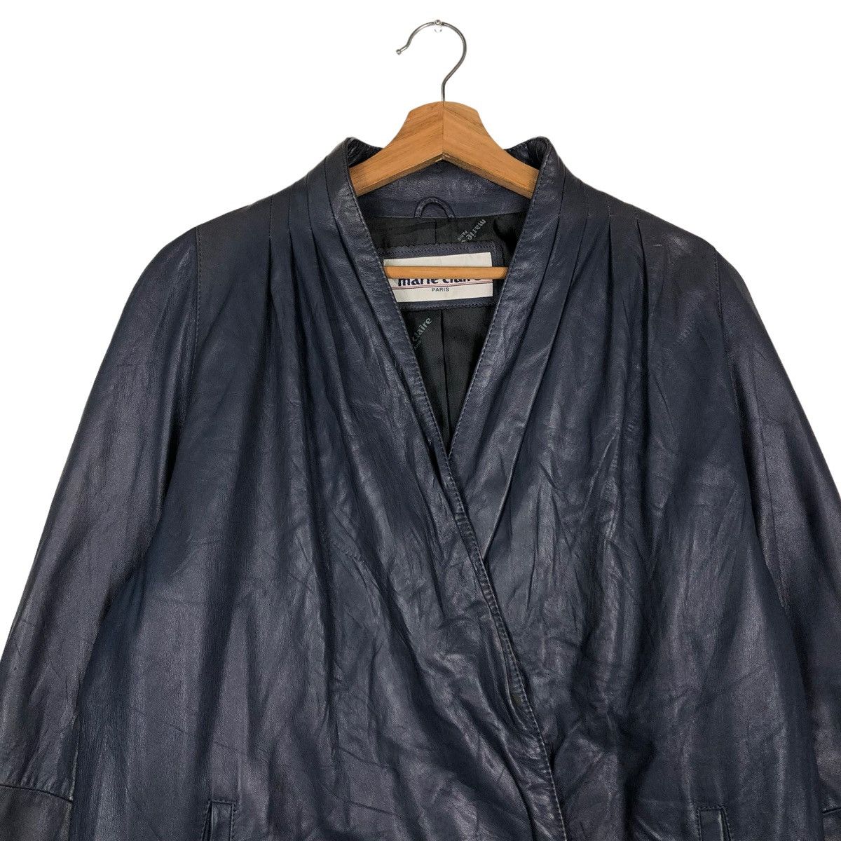 Japanese Brand 🔥VINTAGE LEATHER JACKET MARIE CLAIRE ISSEY MIYAKE Size US M / EU 48-50 / 2 - 3 Thumbnail