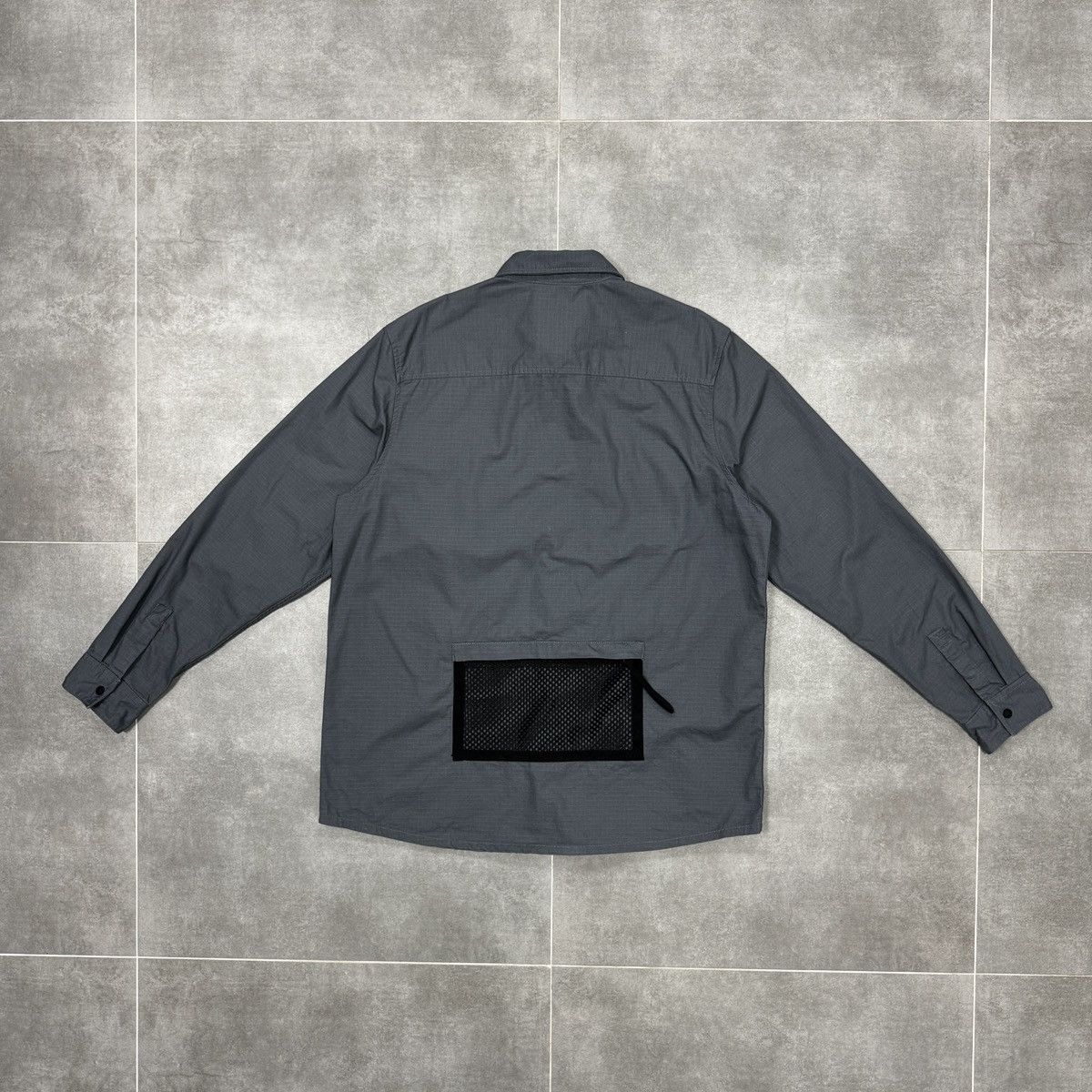Timberland Timberland Multipocket Utility Men Overshirt Jacket Grey Size US L / EU 52-54 / 3 - 14 Thumbnail