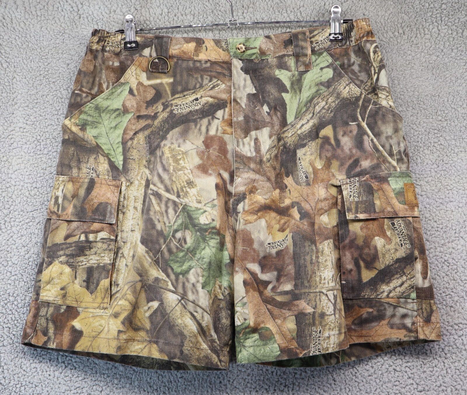 Walls Vintage Camo Cargo Shorts Men Large 38 40 Advantage Timber Size US 34 / EU 50 - 2 Thumbnail
