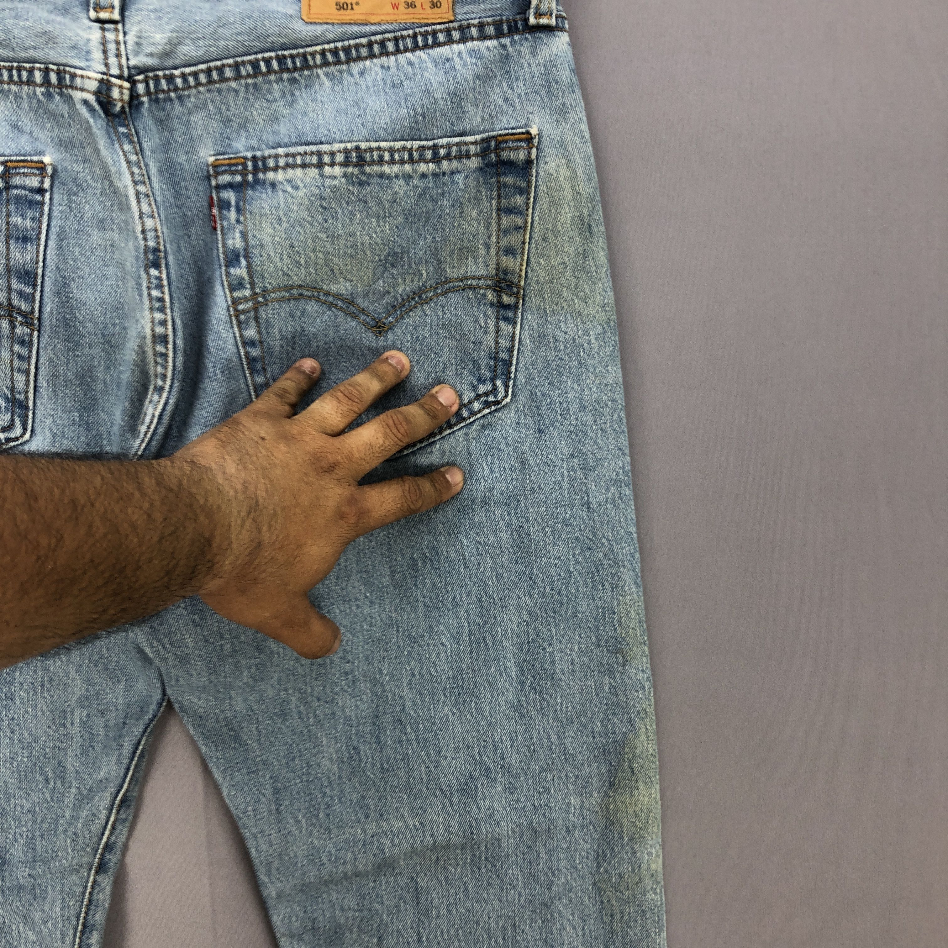 Levi's Vintage Levis 501 Jeans Levi's Stone Wash Faded Denim Pants Size US 34 / EU 50 - 6 Thumbnail