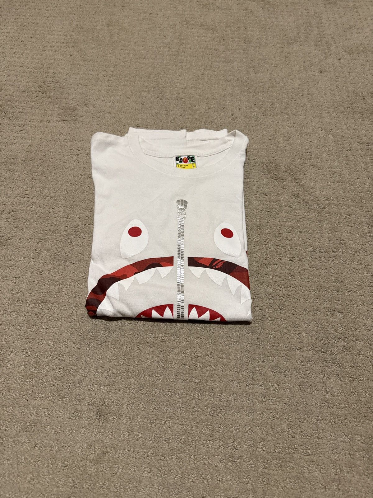 Bape Color Camo Shark Tee Size US L / EU 52-54 / 3 - 4 Thumbnail