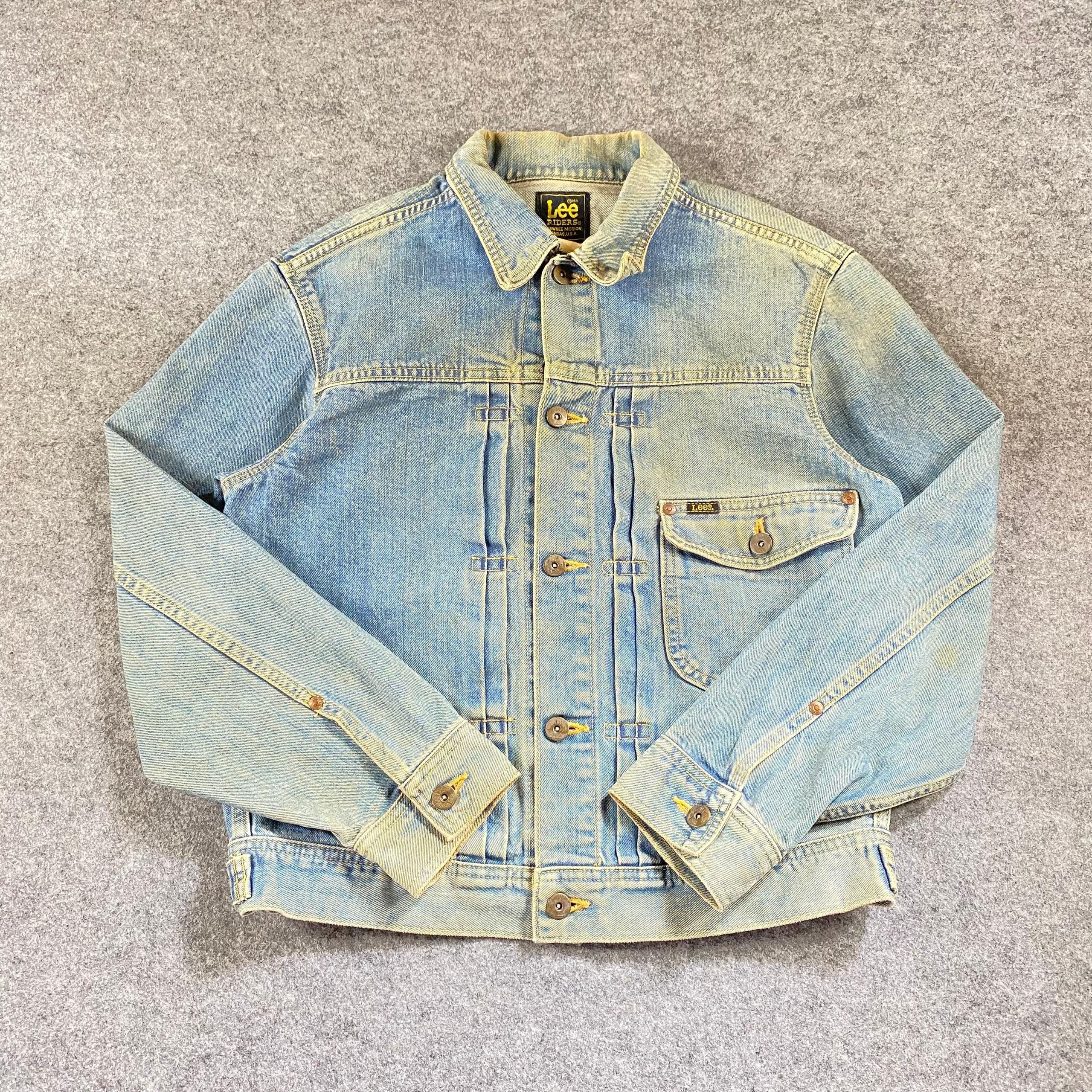 【イチオシ】Lee/Cowboy Jacket/1st Model Vintage 40s WW2 LEE COWBOY Type 1 Selvedge Denim Jacket
