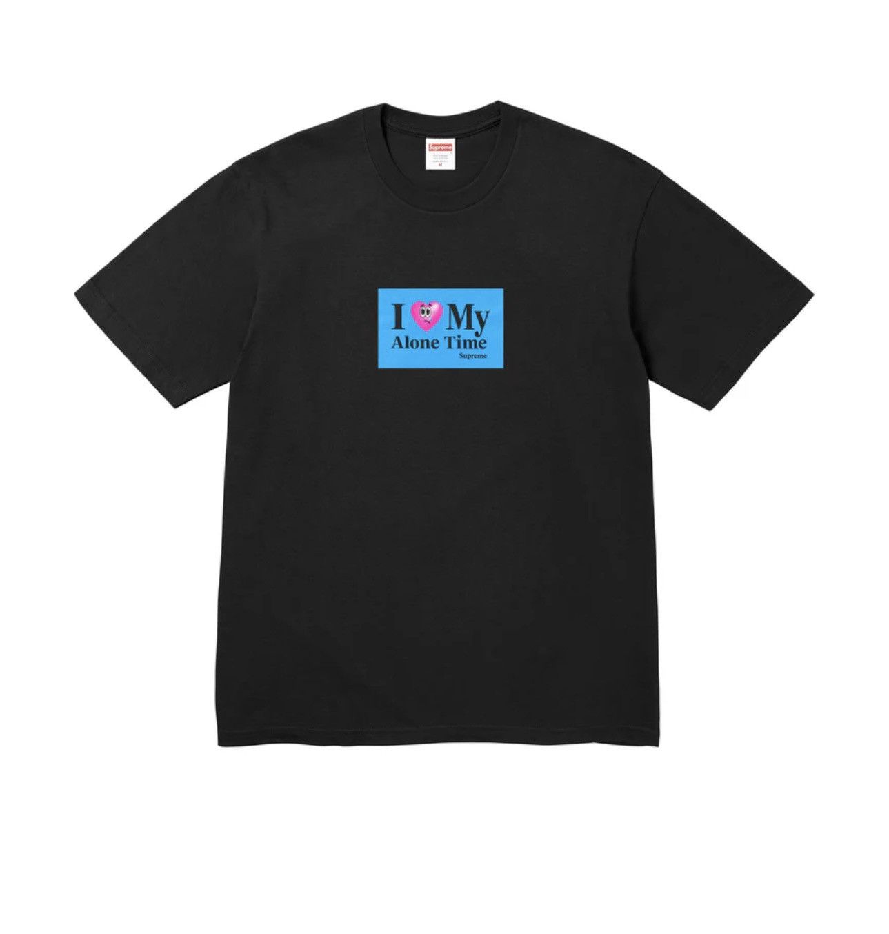 Supreme Supreme Alone Time Tee Black Medium Size US M / EU 48-50 / 2 - 1 Thumbnail