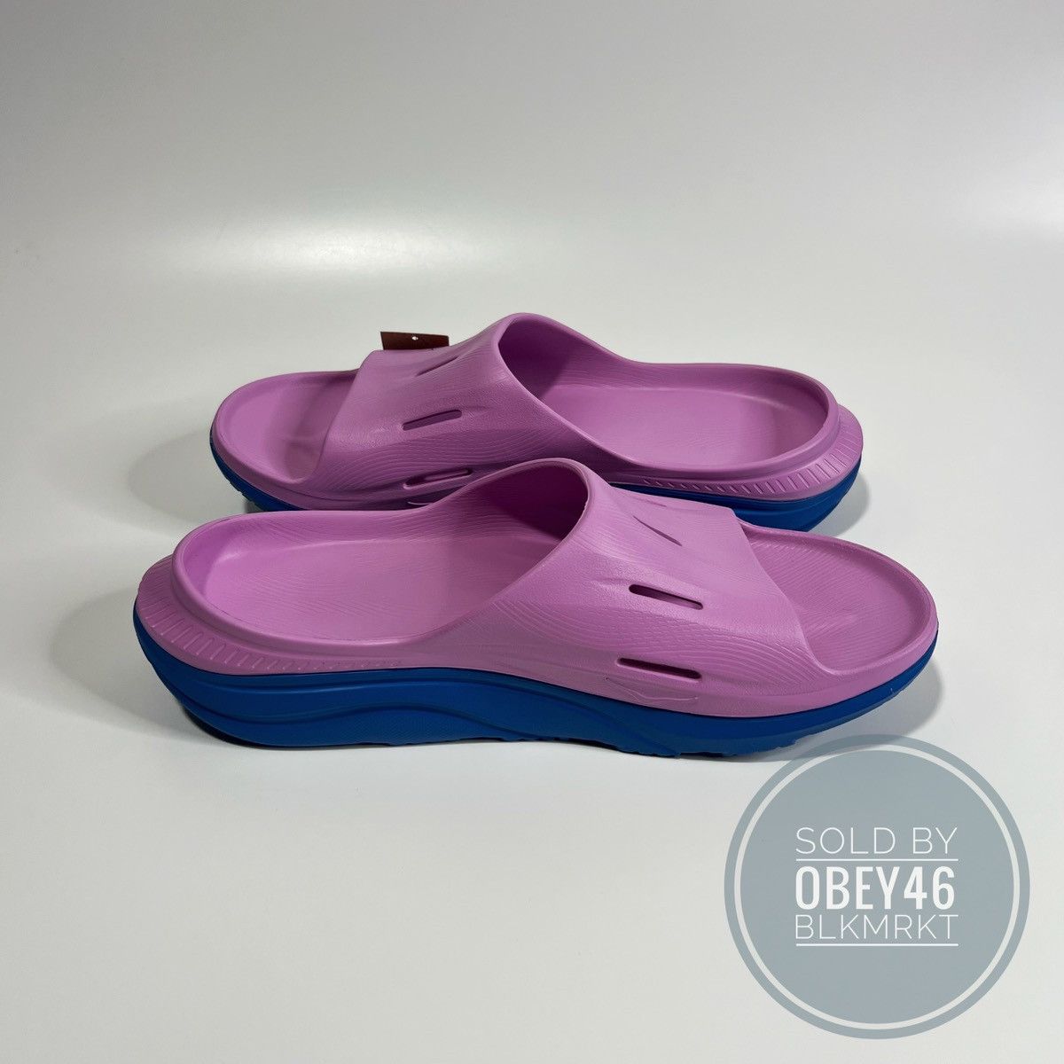 Hoka Hoka Ora Recovery Slide 3 Purple Sky Blue Sandal 14 Size US 14 / EU 47 - 3 Thumbnail