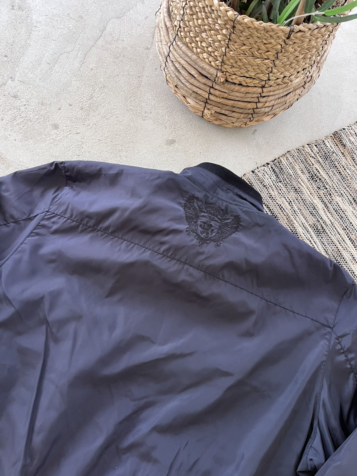 Billionaire Couture Luxury Billionaire Nylon Bomber Jacket Blue Size 58 Y2K Size US XXL / EU 58 / 5 - 13 Thumbnail