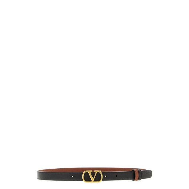 VALENTINO GARAVANI Black/Brown Reversible 20mm Belt New & Au