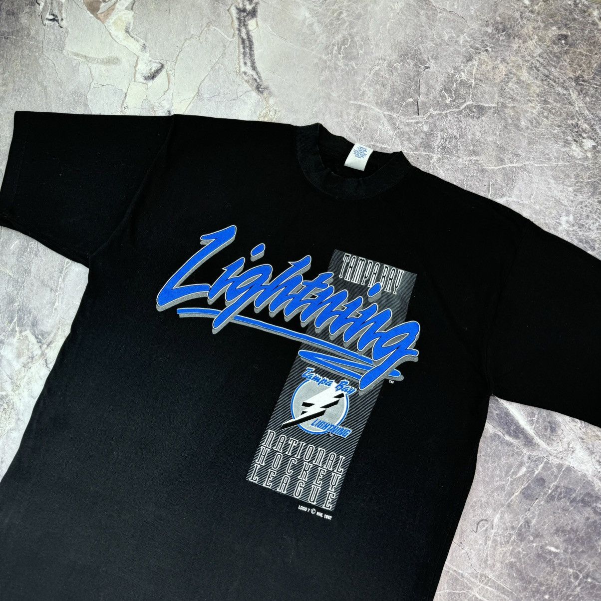 NHL × Vintage Vintage Tampa Bay Lightning T shirt NHL National Hockey Size US XL / EU 56 / 4 - 11 Thumbnail