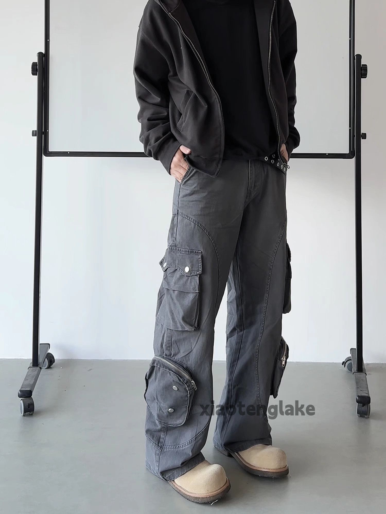 Designer × Japanese Brand × Vintage utility washed faded cleanfit outdoor military cargo pants Size US 30 / EU 46 - 2 Thumbnail