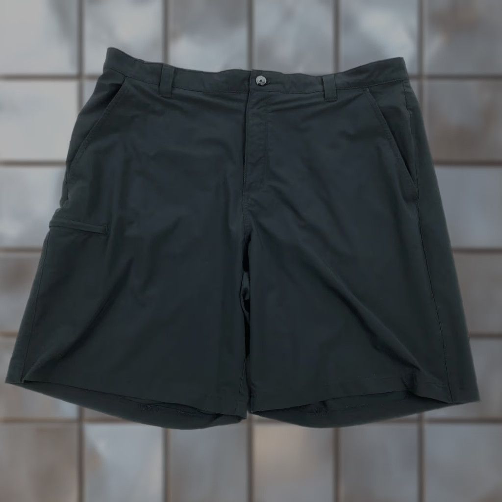 Vintage Columbia PFG Hybrid Shorts Mens 42 Solid Black 10" Inseam Cargo Casual Beach Outdoor Walking Surf Turf 4 Way Stretch Boardwalk Mens Size US 42 / EU 58 - 1 Thumbnail