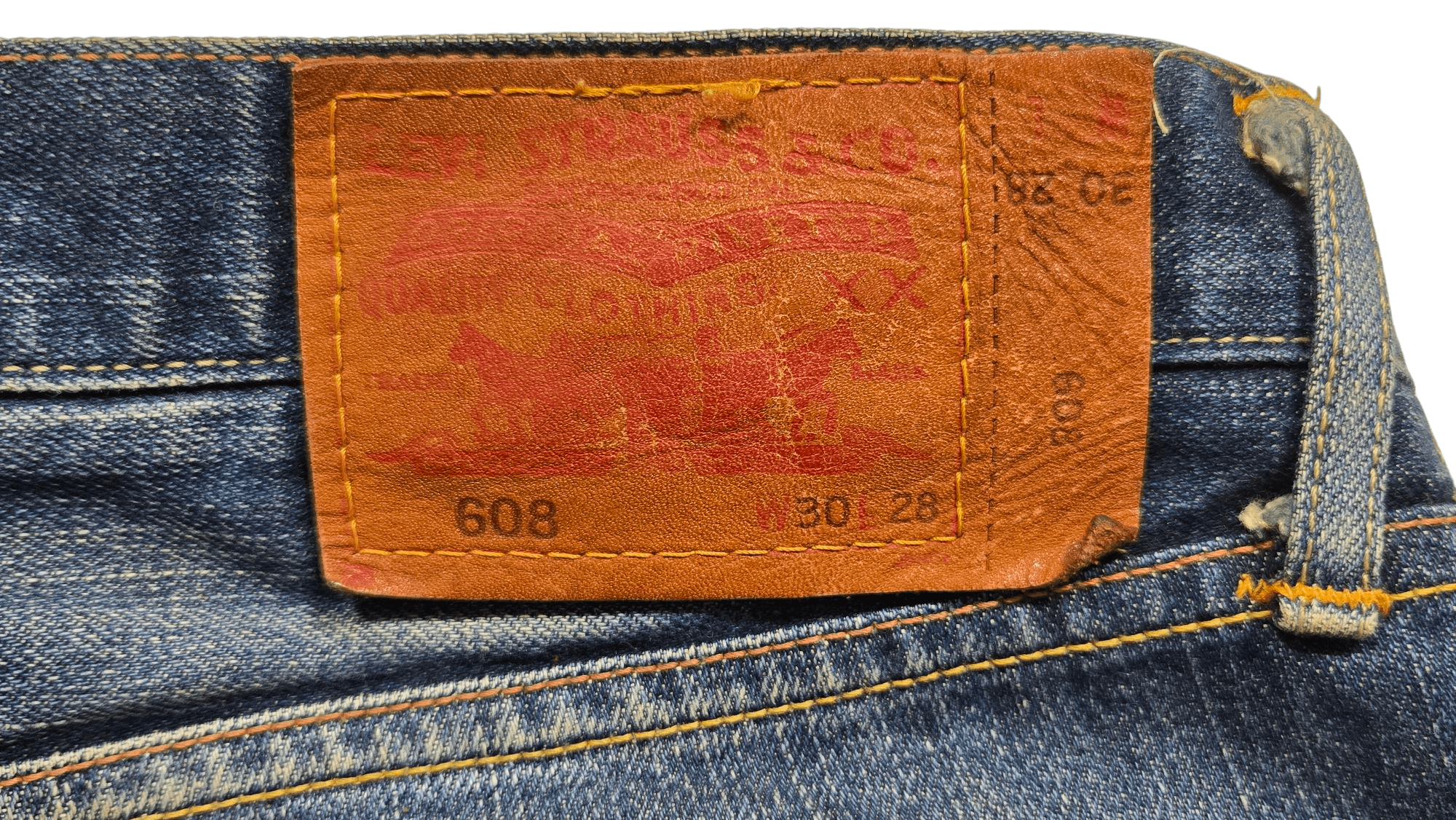 Levi's Vintage Clothing Vintage Levis 608 Pencil Fit Denim Crop Size US 32 / EU 48 - 3 Thumbnail