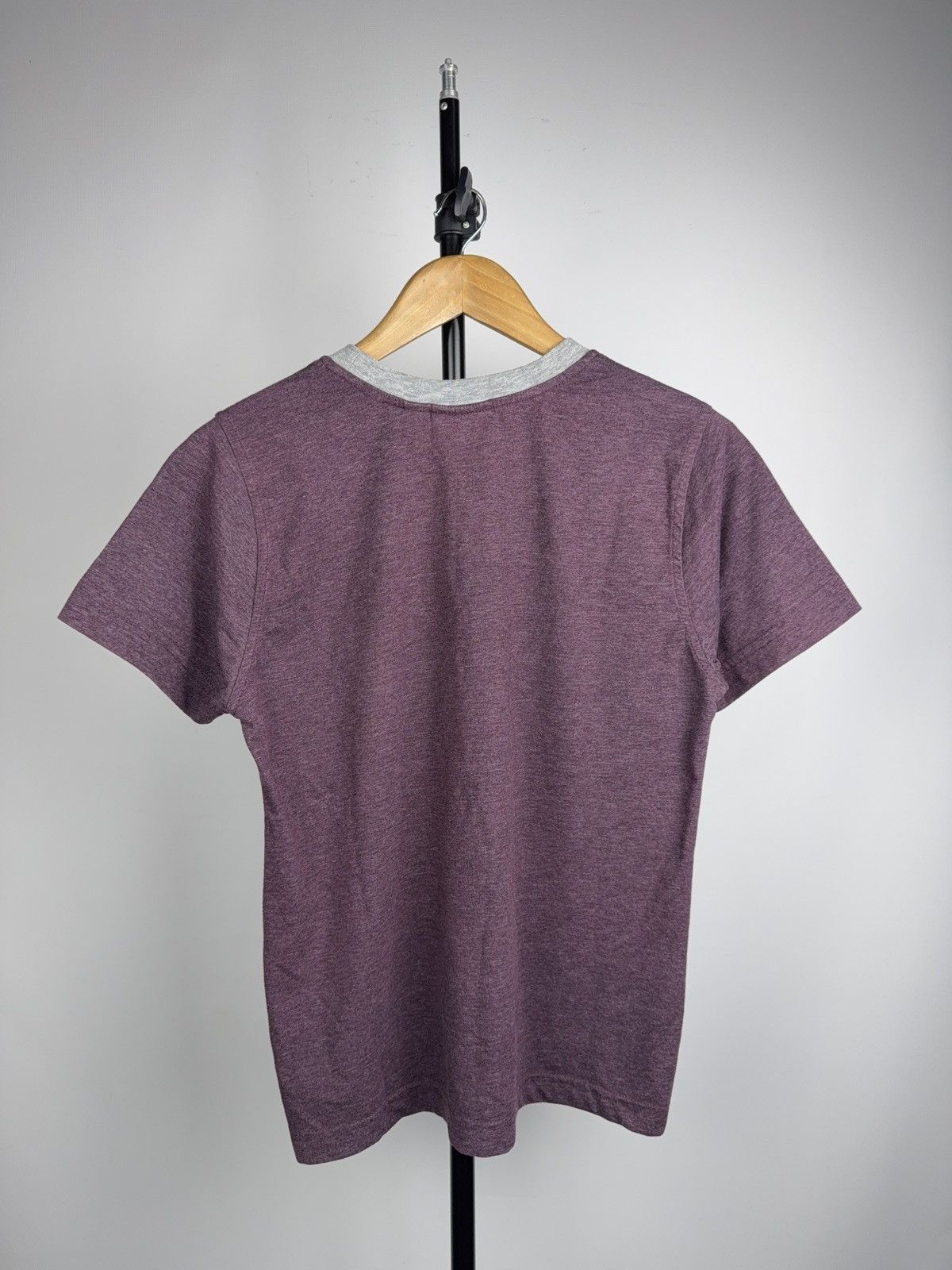 Puma Vintage 90s Puma Minimal Logo Tee Heather Purple Sportwear Size M / US 6-8 / IT 42-44 - 6 Thumbnail