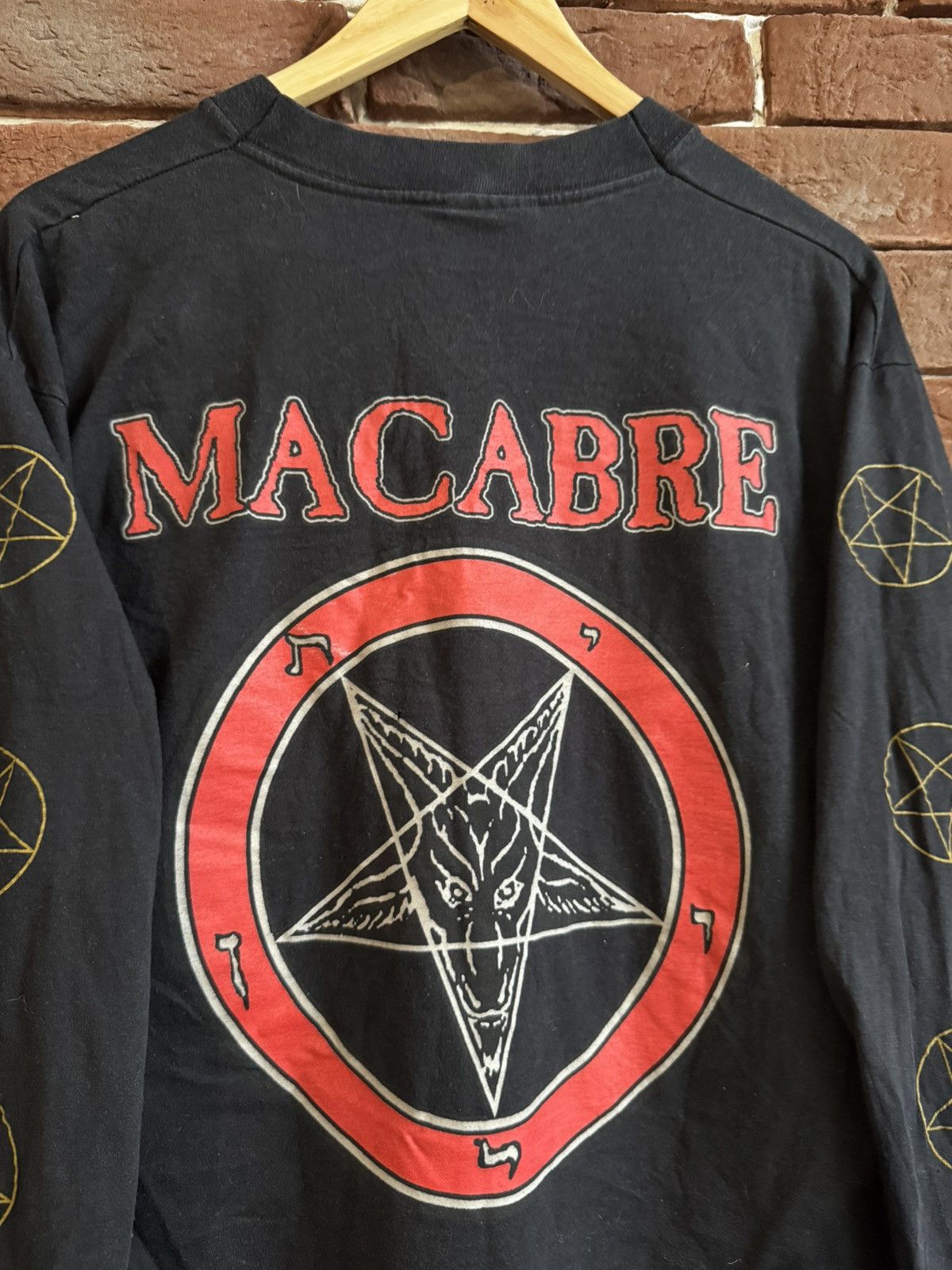 Band Tees 00s VIntage Macabre Nightstalker Metal Band Long Sleeve Tee Size US M / EU 48-50 / 2 - 8 Thumbnail