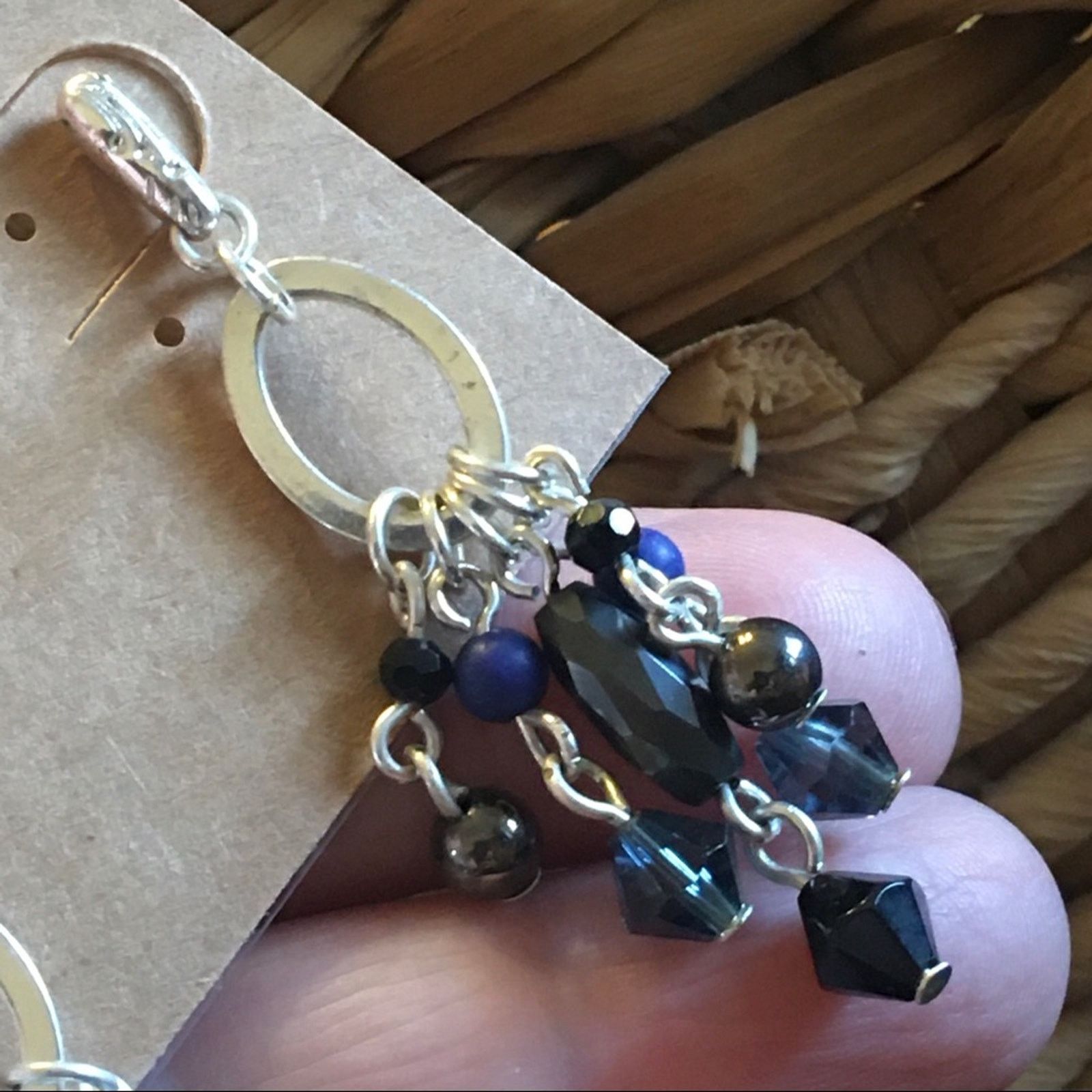 Jewelry Silver tone beaded chandelier pierced earrings Size ONE SIZE - 3 Thumbnail