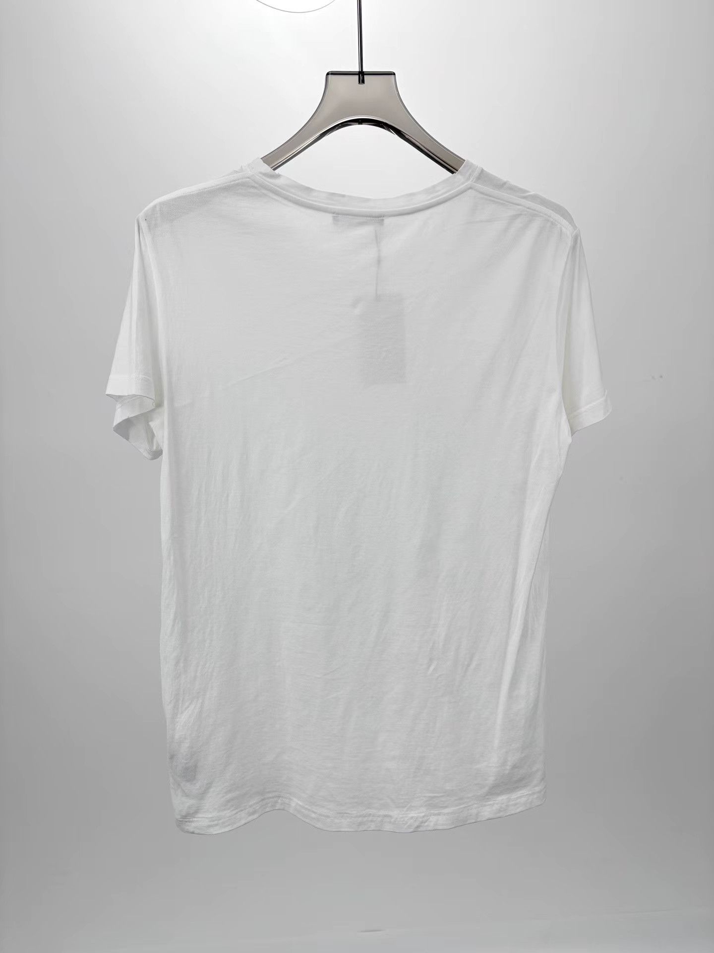 Balmain BALMAIN White Short Sleeve K1 Size US M / EU 48-50 / 2 - 2 Thumbnail