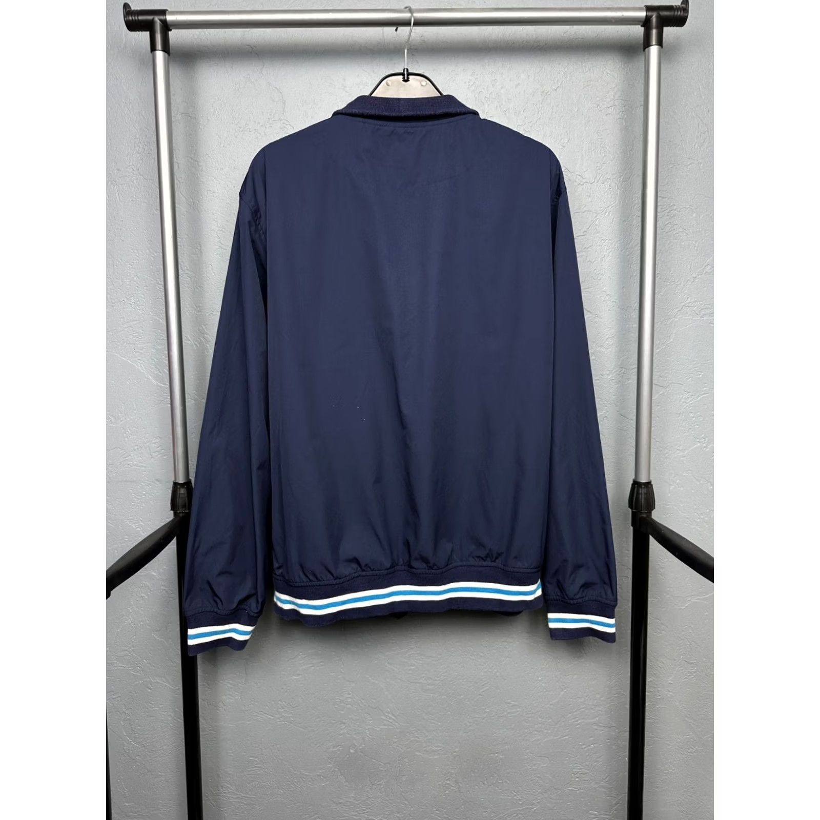 Fred Perry Fred Perry Jacket Nylon Mens XL Blue Logo Windbreaker Size US XL / EU 56 / 4 - 7 Thumbnail