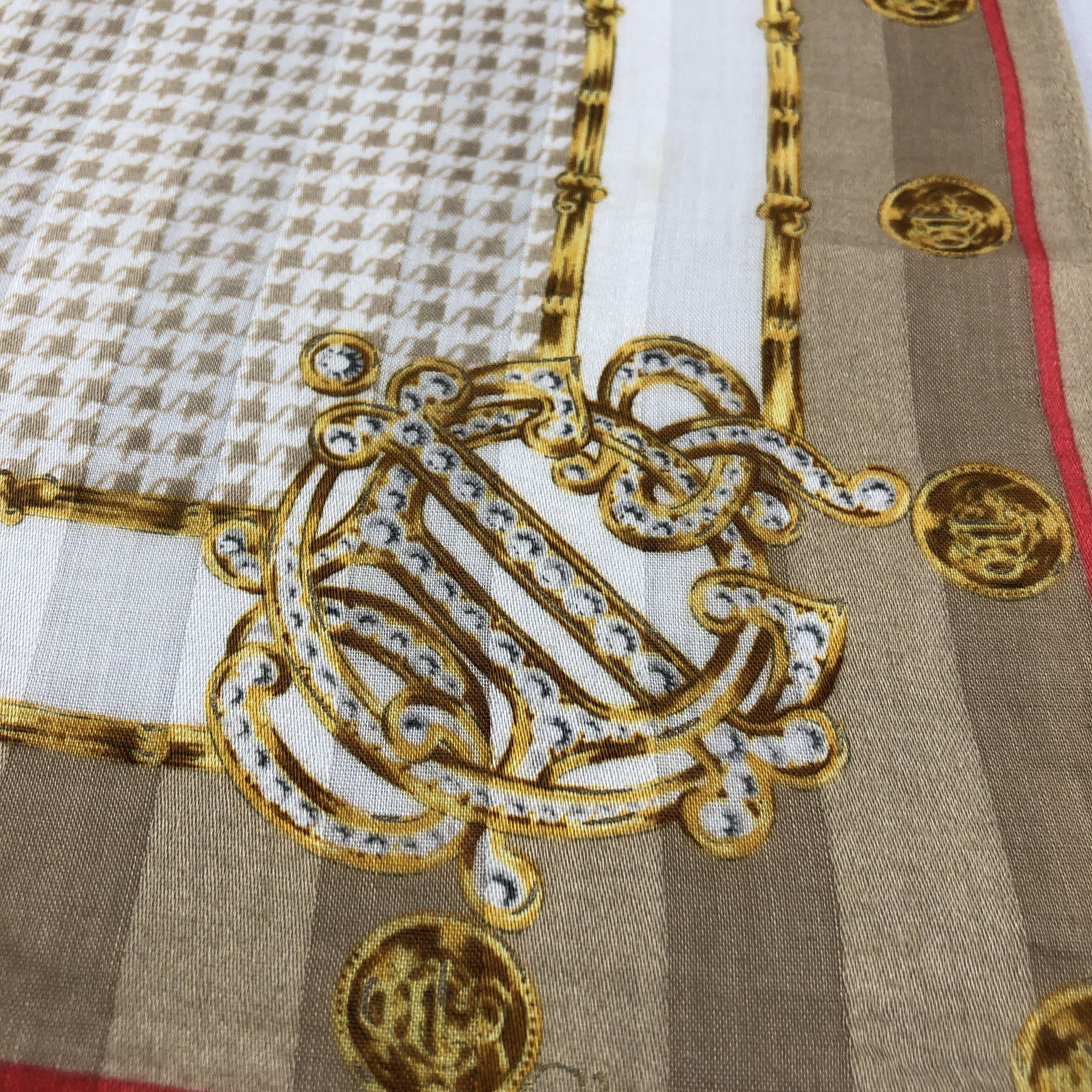 Christian Dior Monsieur Christian Dior Handkerchief Neckerchief Bandana H2844 Size ONE SIZE - 4 Thumbnail