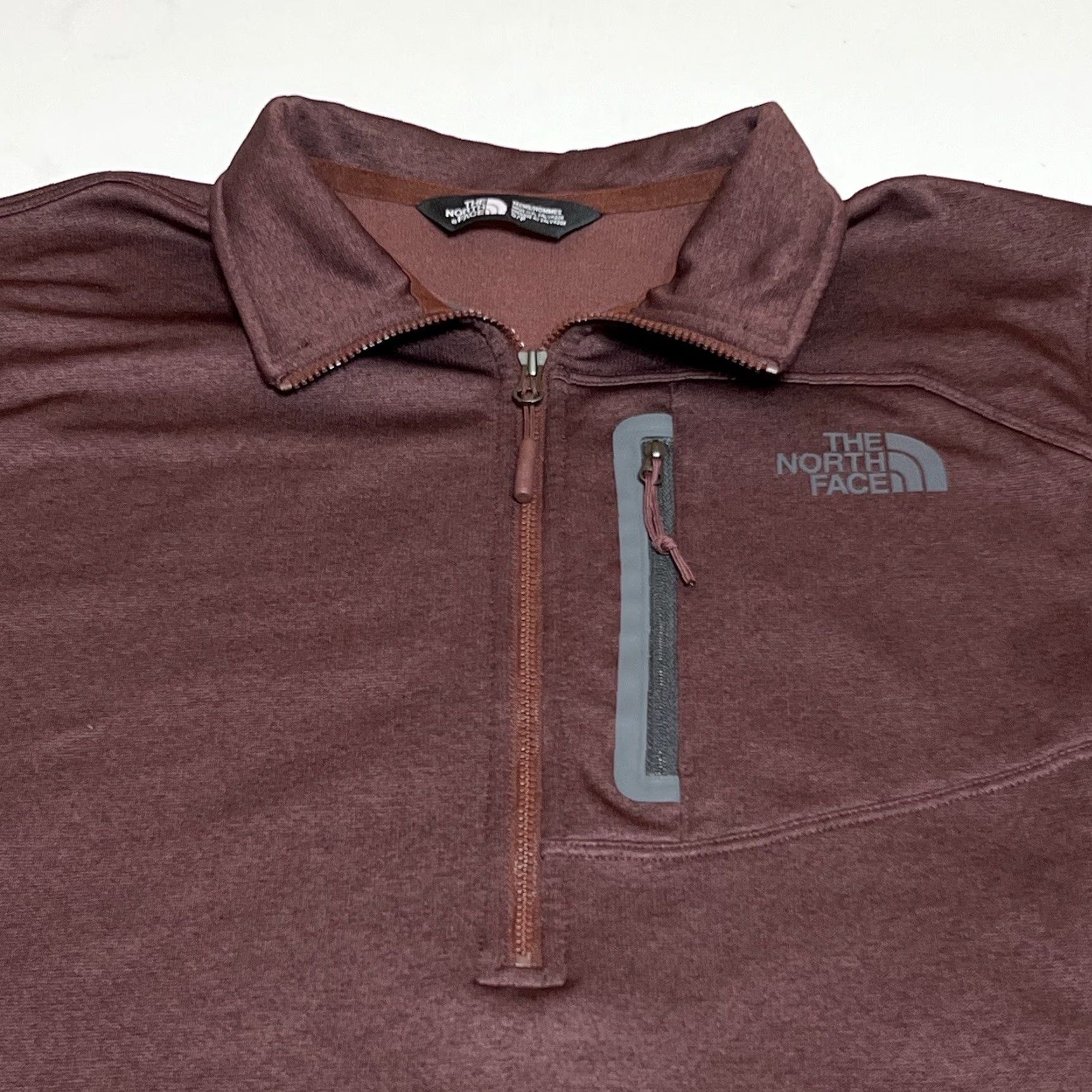 The North Face The North Face Jacket Mens Small 1/4 Zip Pullover Mock Neck Logo Casual Red Size US S / EU 44-46 / 1 - 2 Thumbnail
