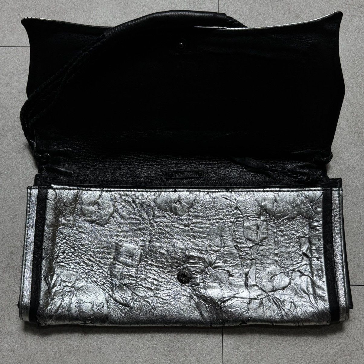 14th Addiction × If Six Was Nine × KMRii KMRii Studed Silver Wallet Shoulder Bag Size ONE SIZE - 3 Thumbnail