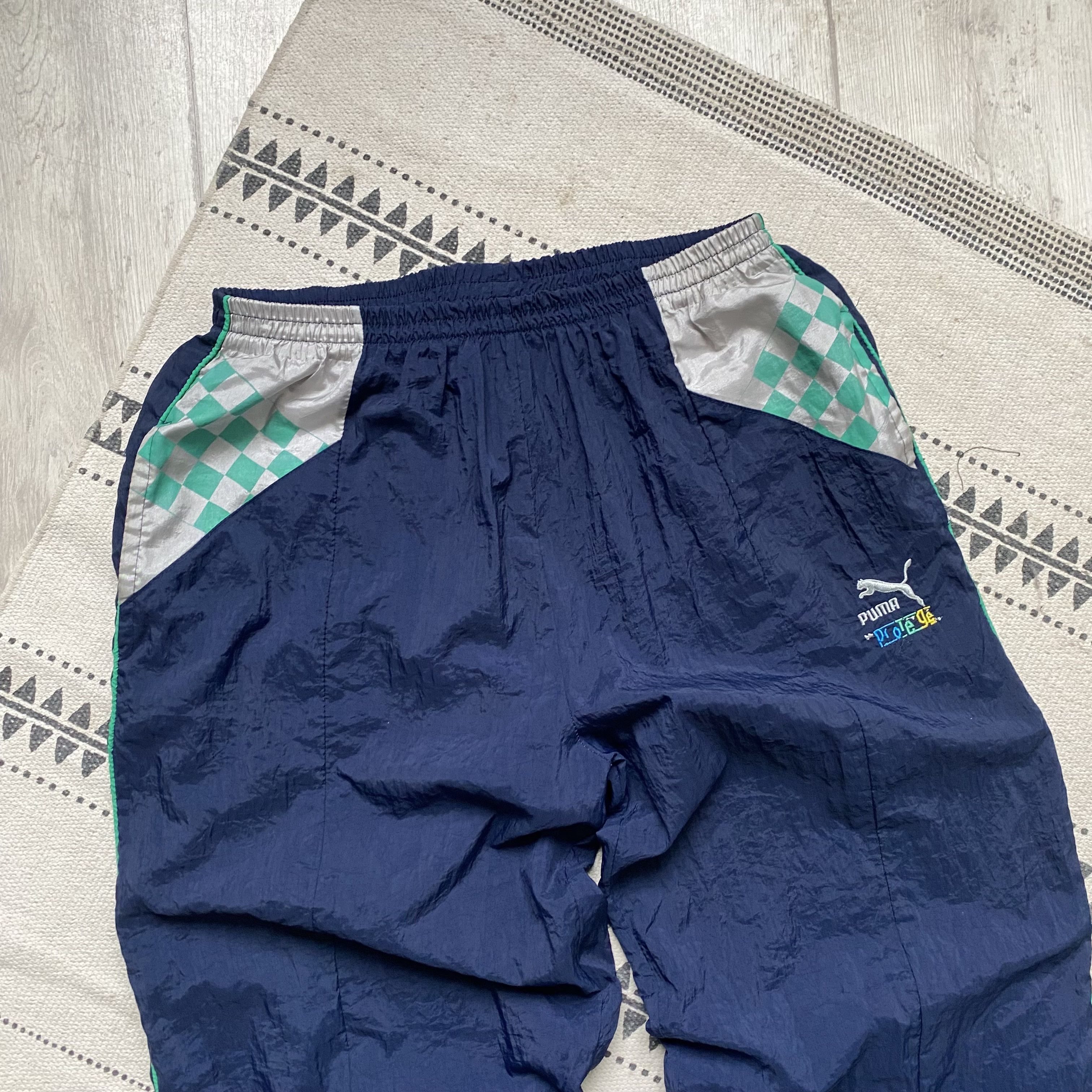 Puma Vintage 80-90s Puma Nylon track Suit streetwear / Nike Umbro Size US XS / EU 42 / 0 - 12 Thumbnail