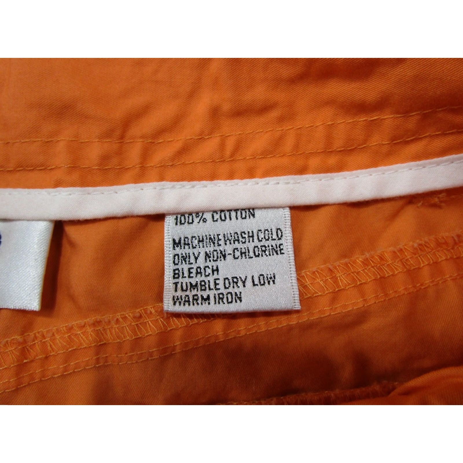 Talbots Talbots A-Line Skirt Orange Midi Womens Size 2 Outdoors Cotton Casual Fall Spring Summer Winter Streetwear Size 26" / US 2 / IT 38 - 3 Thumbnail