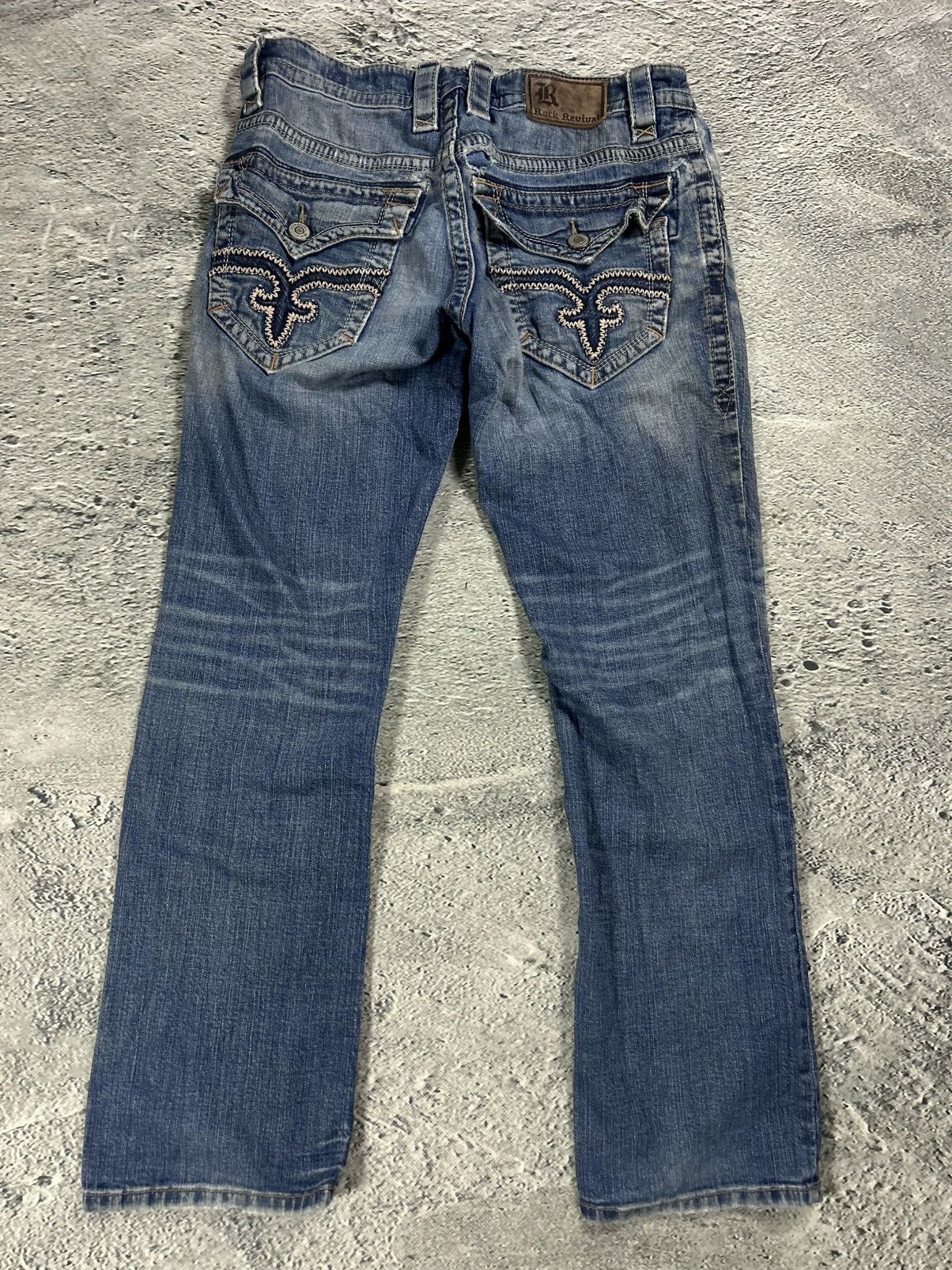 Rock Revival Rock Revival vintage blue jeans Y2K flared Tapy Size US 31 - 1 Thumbnail