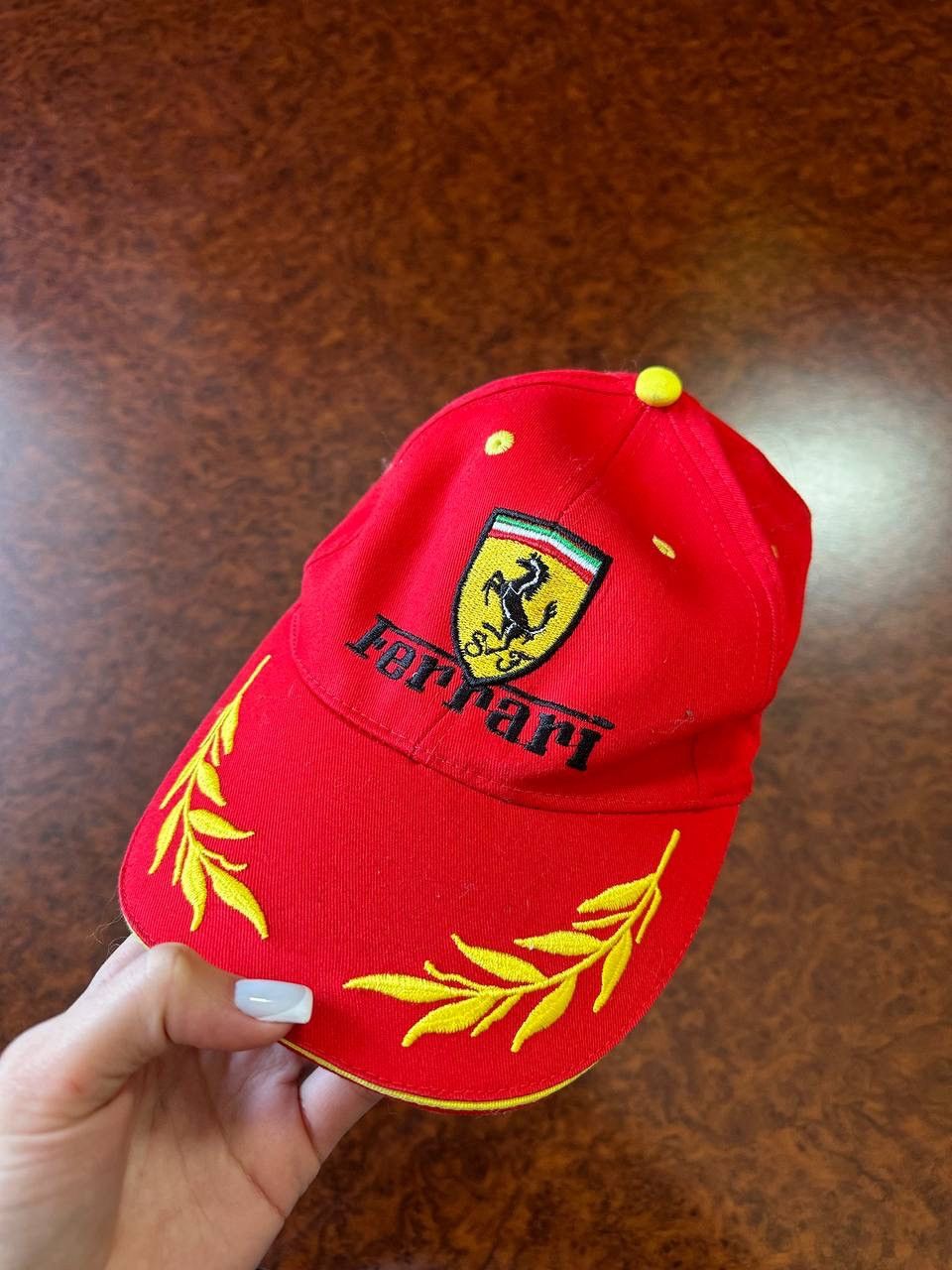 Ferrari × Vintage Vintage F-1 Ferarri Schumacher Racing Cap Y2K Os Size ONE SIZE - 1 Thumbnail