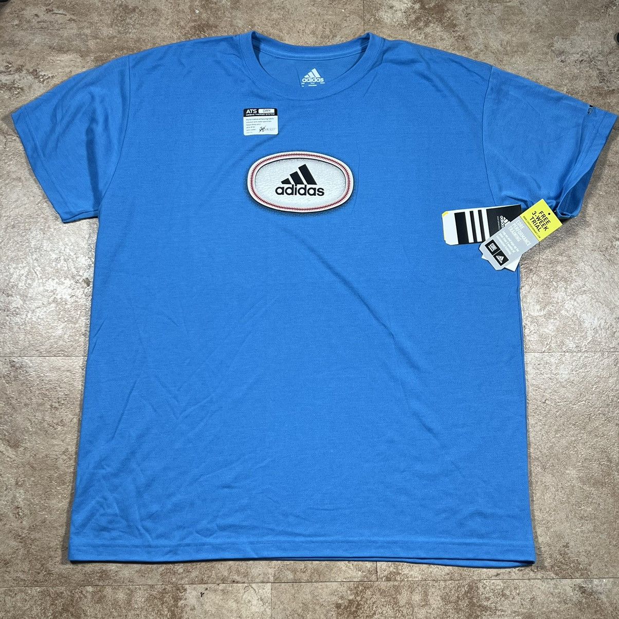 Adidas Brand New Adidas Baseball Logo T Shirt Size XL Size US XL / EU 56 / 4 - 1 Thumbnail