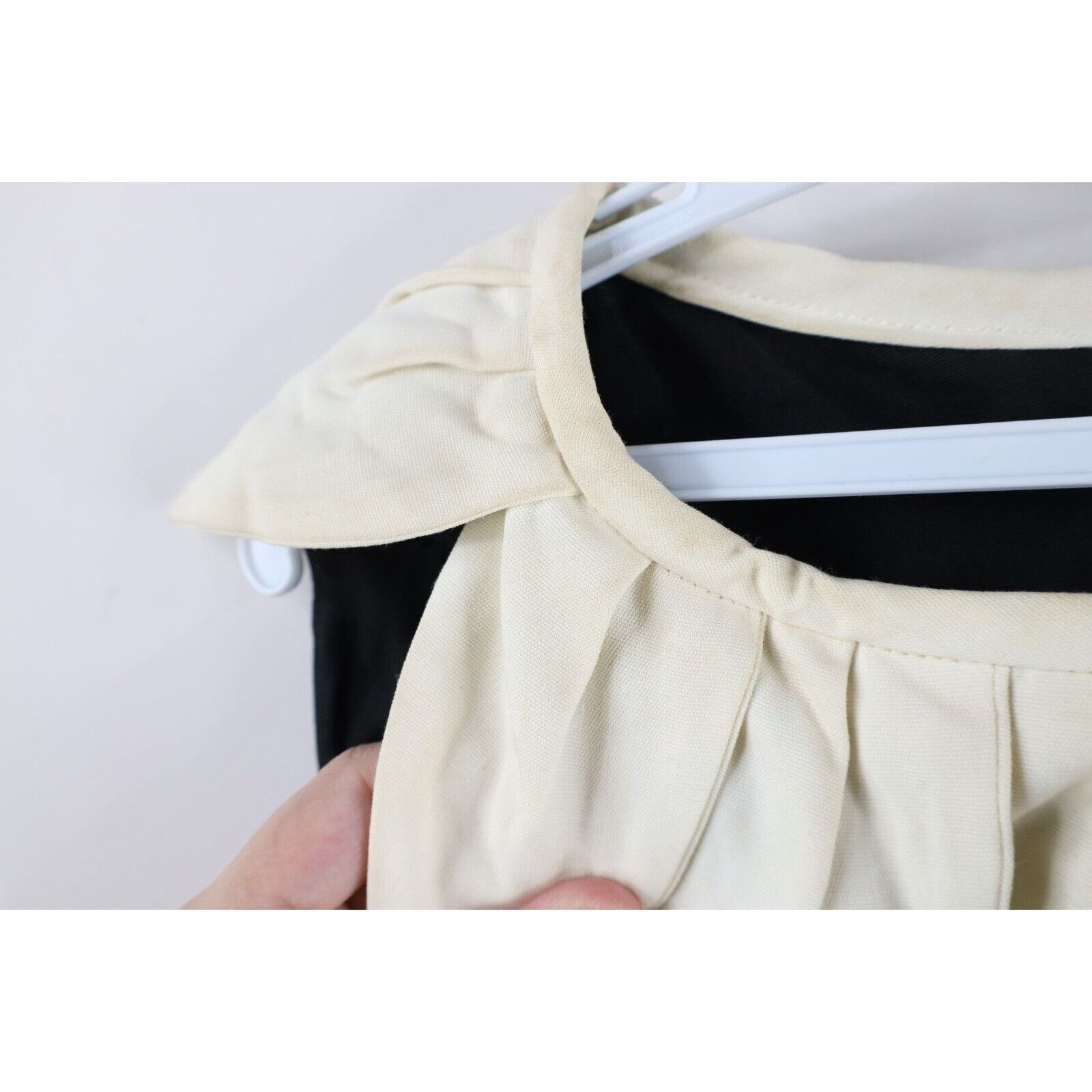 Vintage Vintage 50s 60s Rockabilly Distressed Rayon Gabardine Dress Size M / US 6-8 / IT 42-44 - 6 Thumbnail