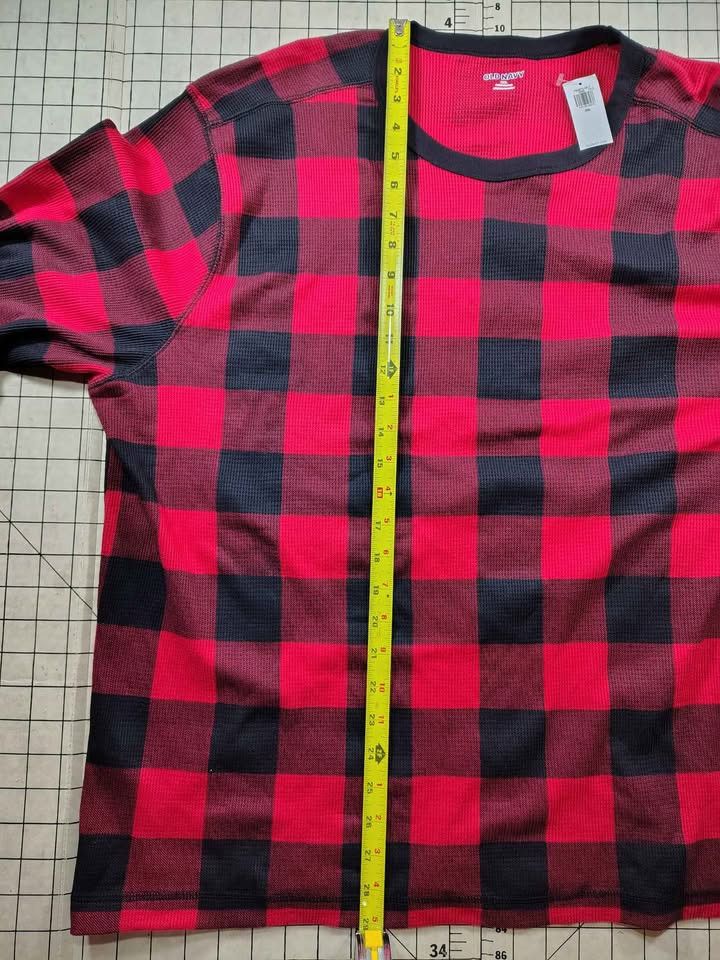 Old Navy Men's New Old Navy Thermal Long Sleeve Plaid Shirt XXL Size US XXL / EU 58 / 5 - 4 Thumbnail