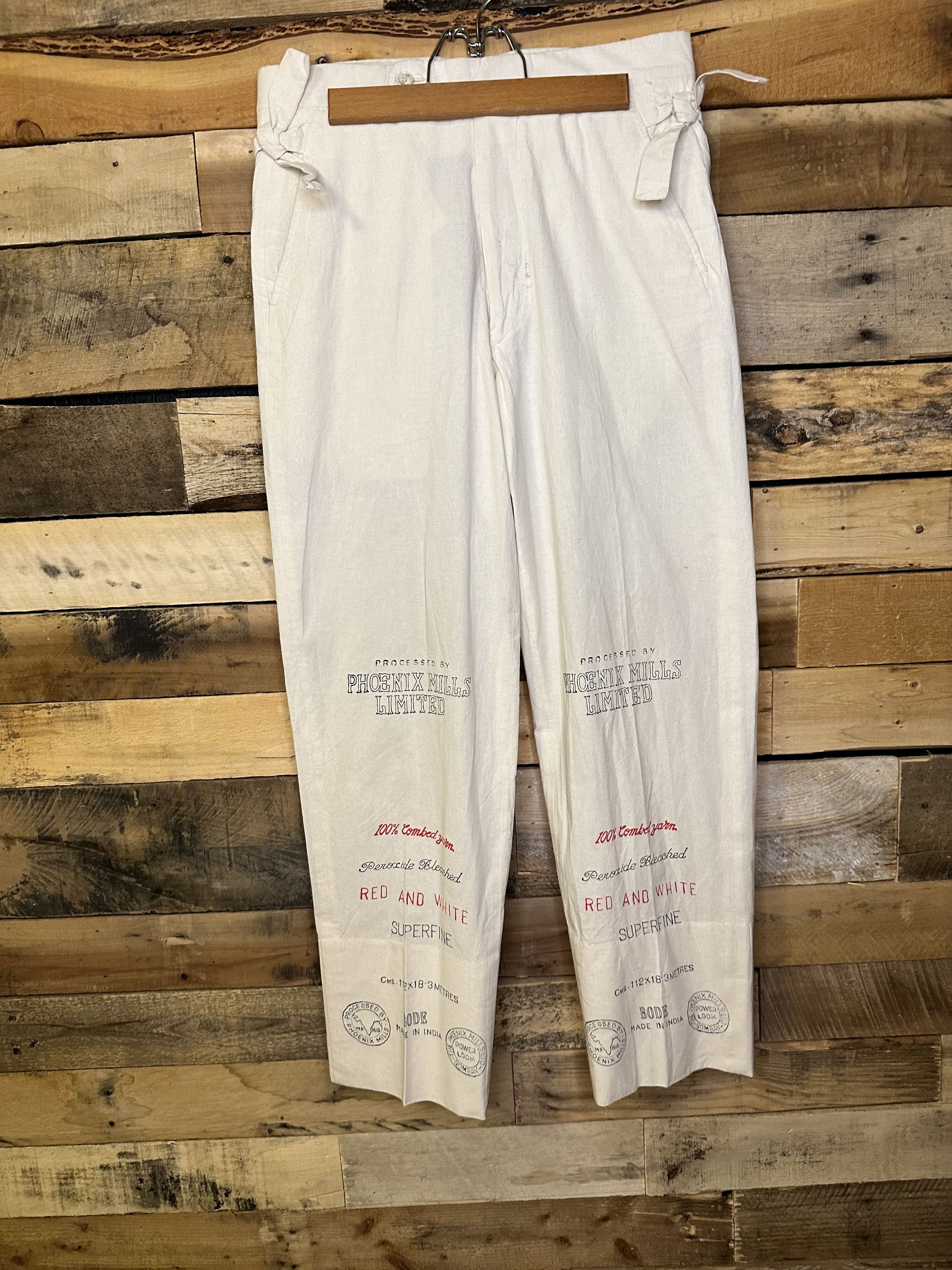 Bode Bode Phoenix Mills Trousers Size US 30 / EU 46 - 1 Thumbnail